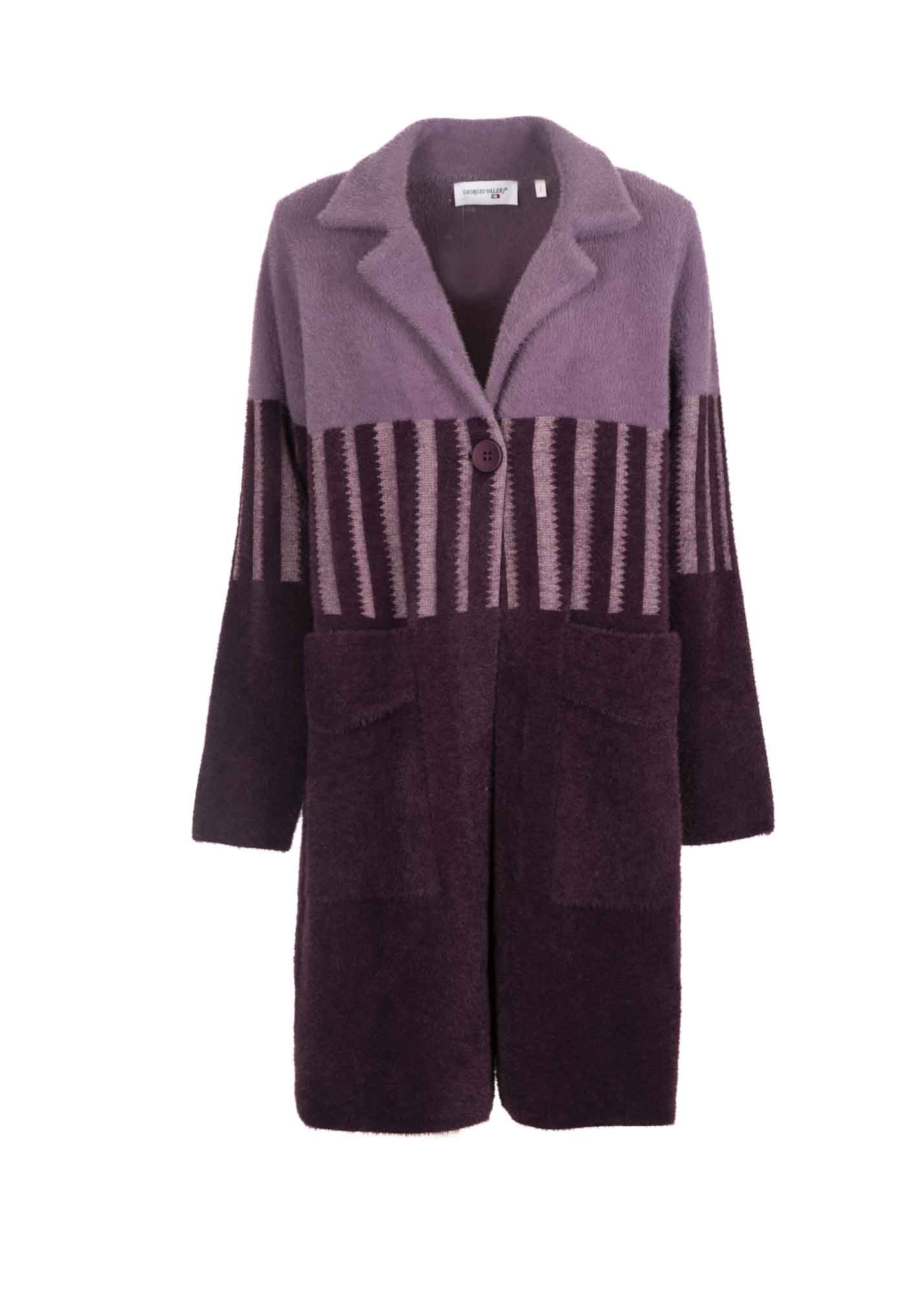 Cappotto bicolore rever 2121