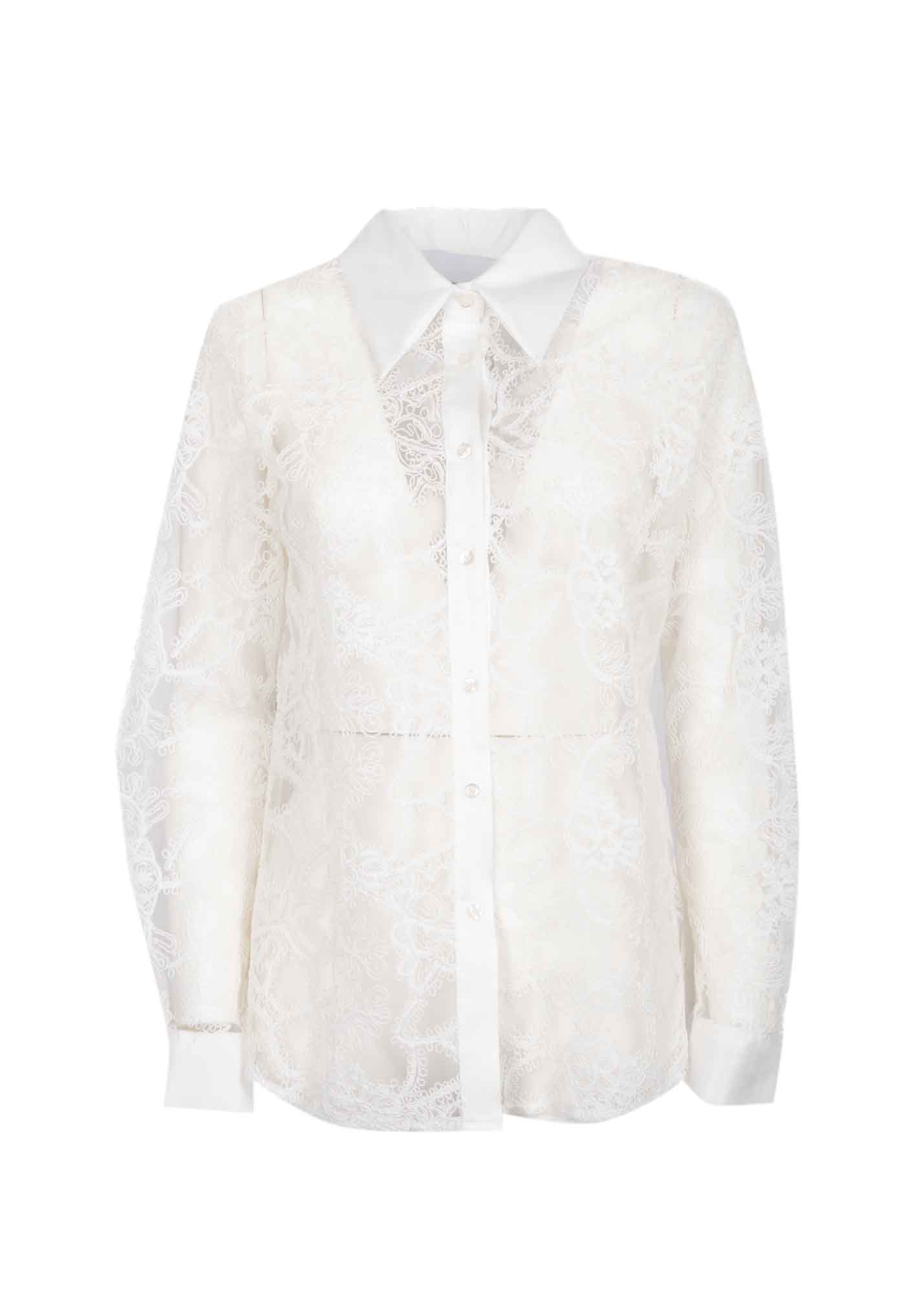 Camicia pizzo 23527