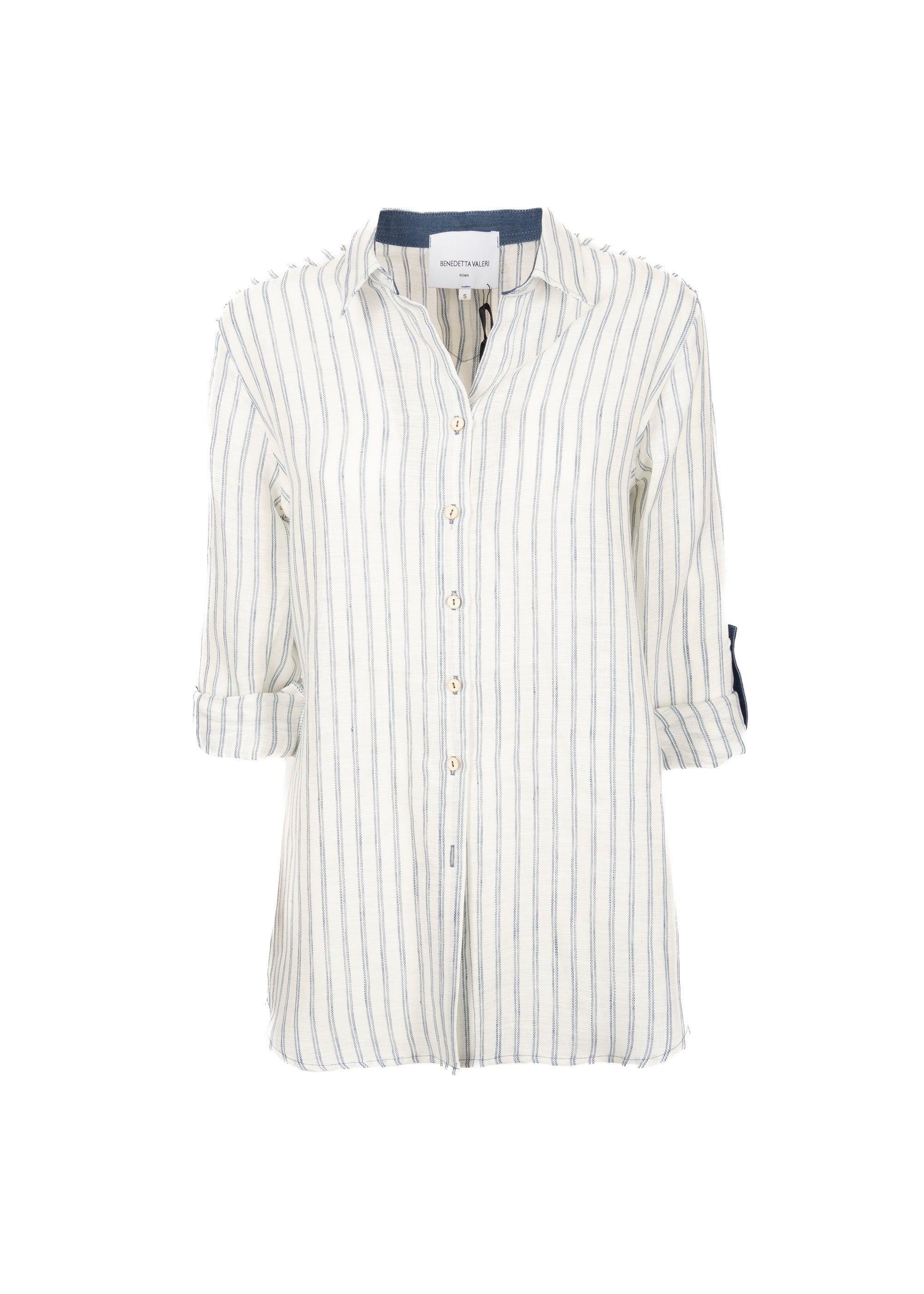 Camicia in lino riga 2358M