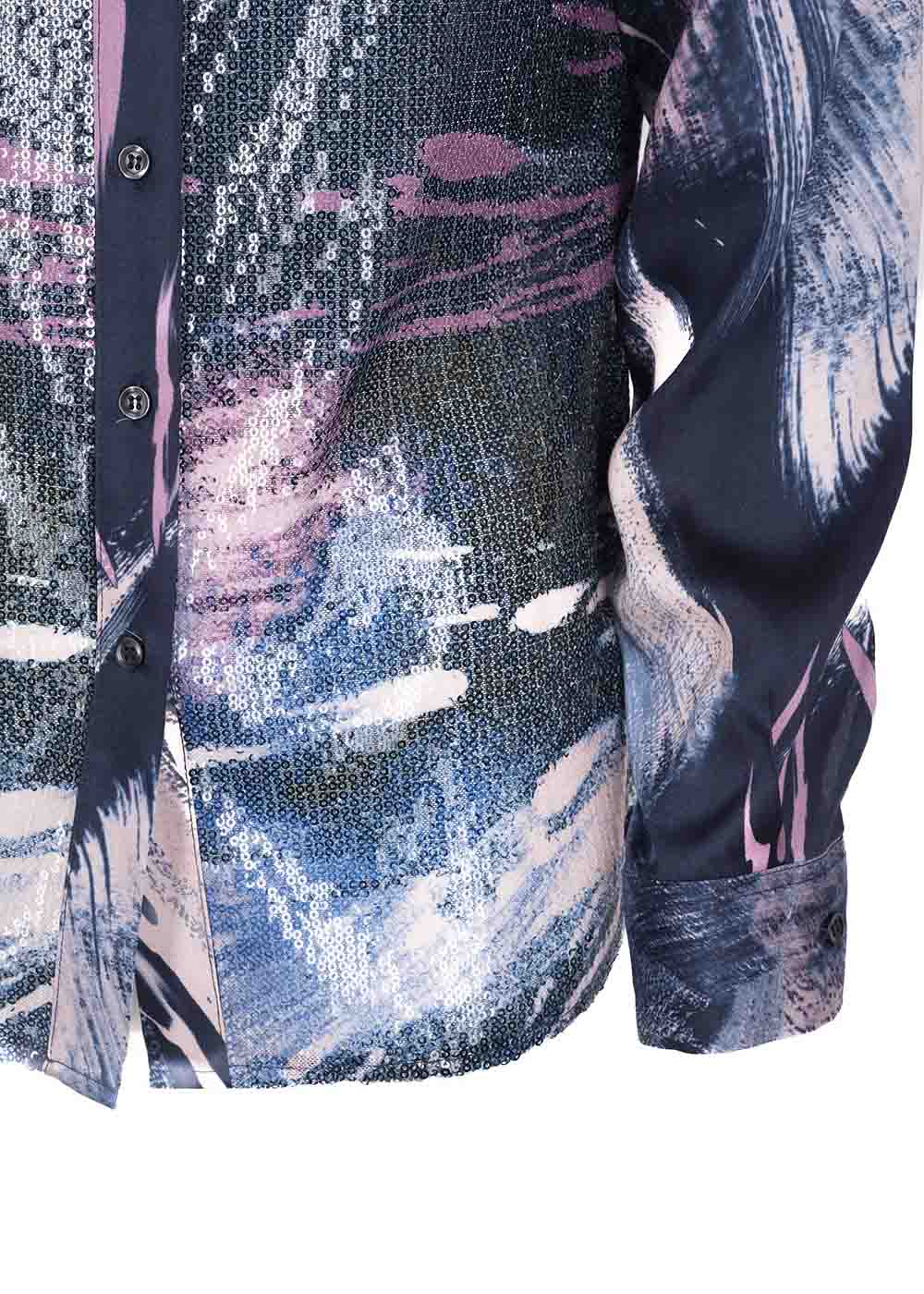 Camicia paillettes 23-621
