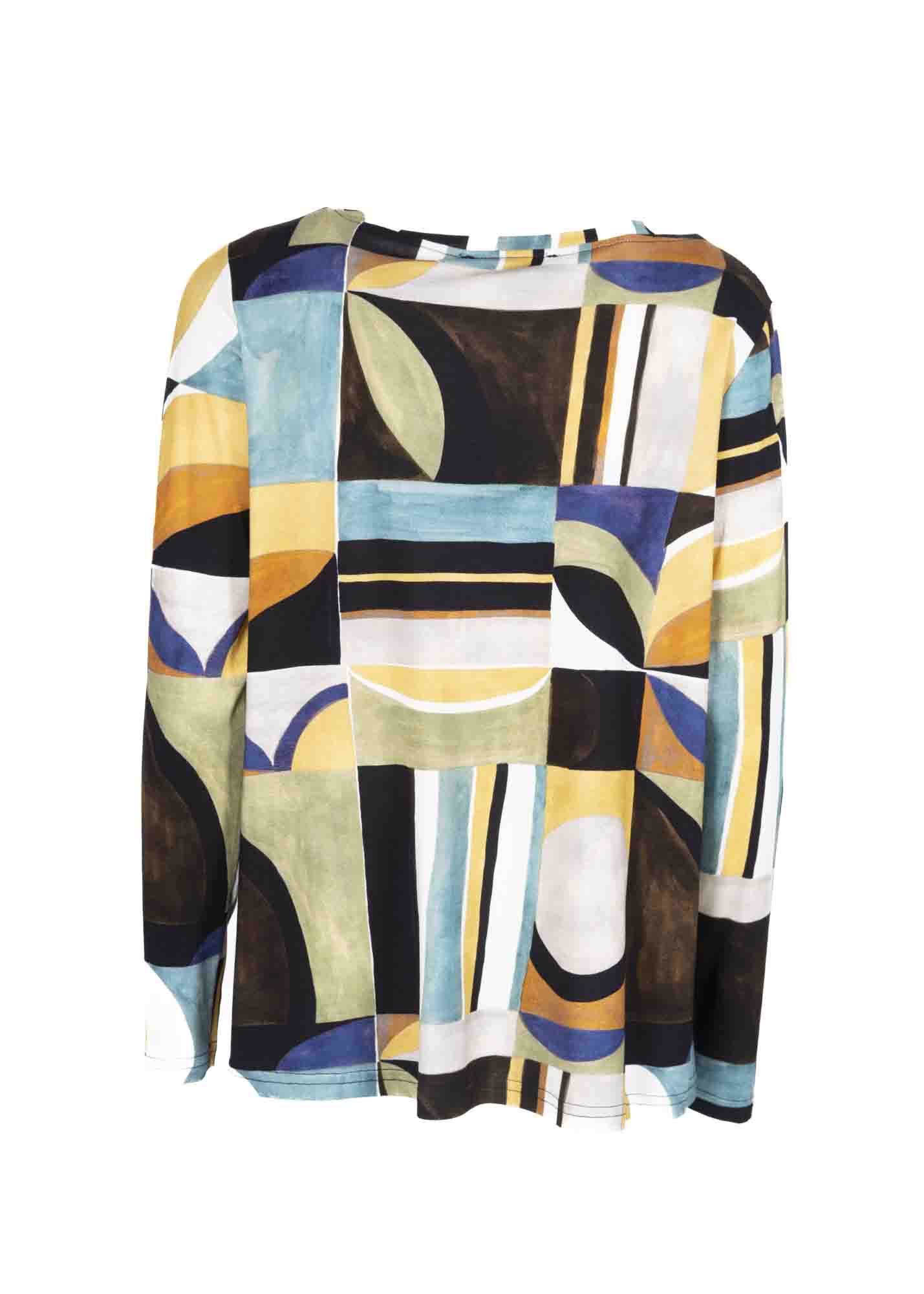Maglia in viscosa multicolor 23-655B