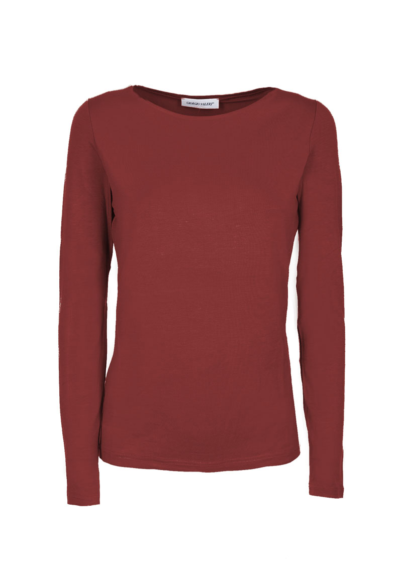Maglia in viscosa scollo 25412
