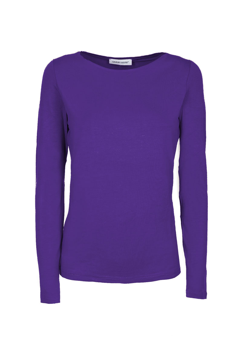 Maglia in viscosa scollo 25412