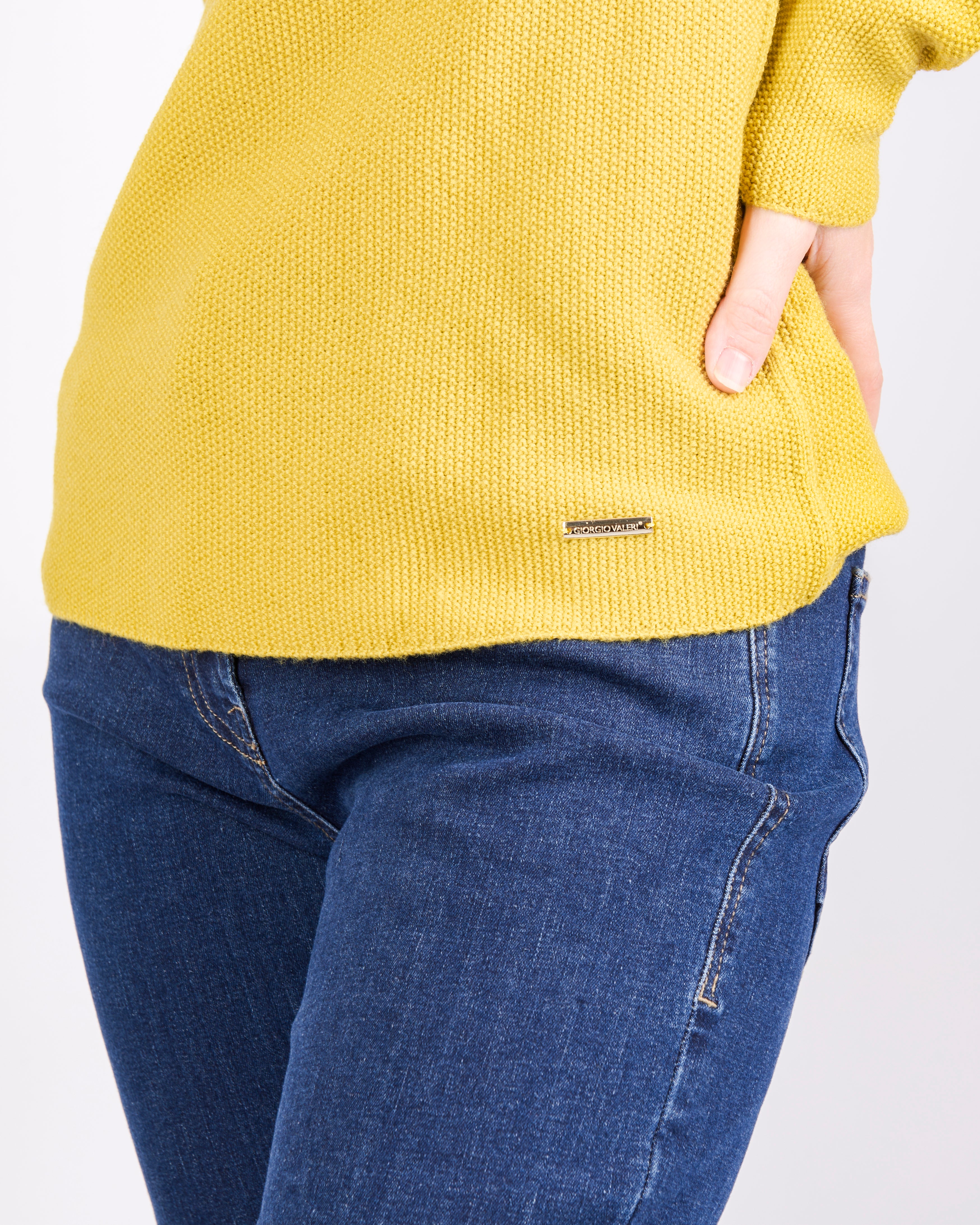 Maglia giro pura lana grana CHICCO RISO INV