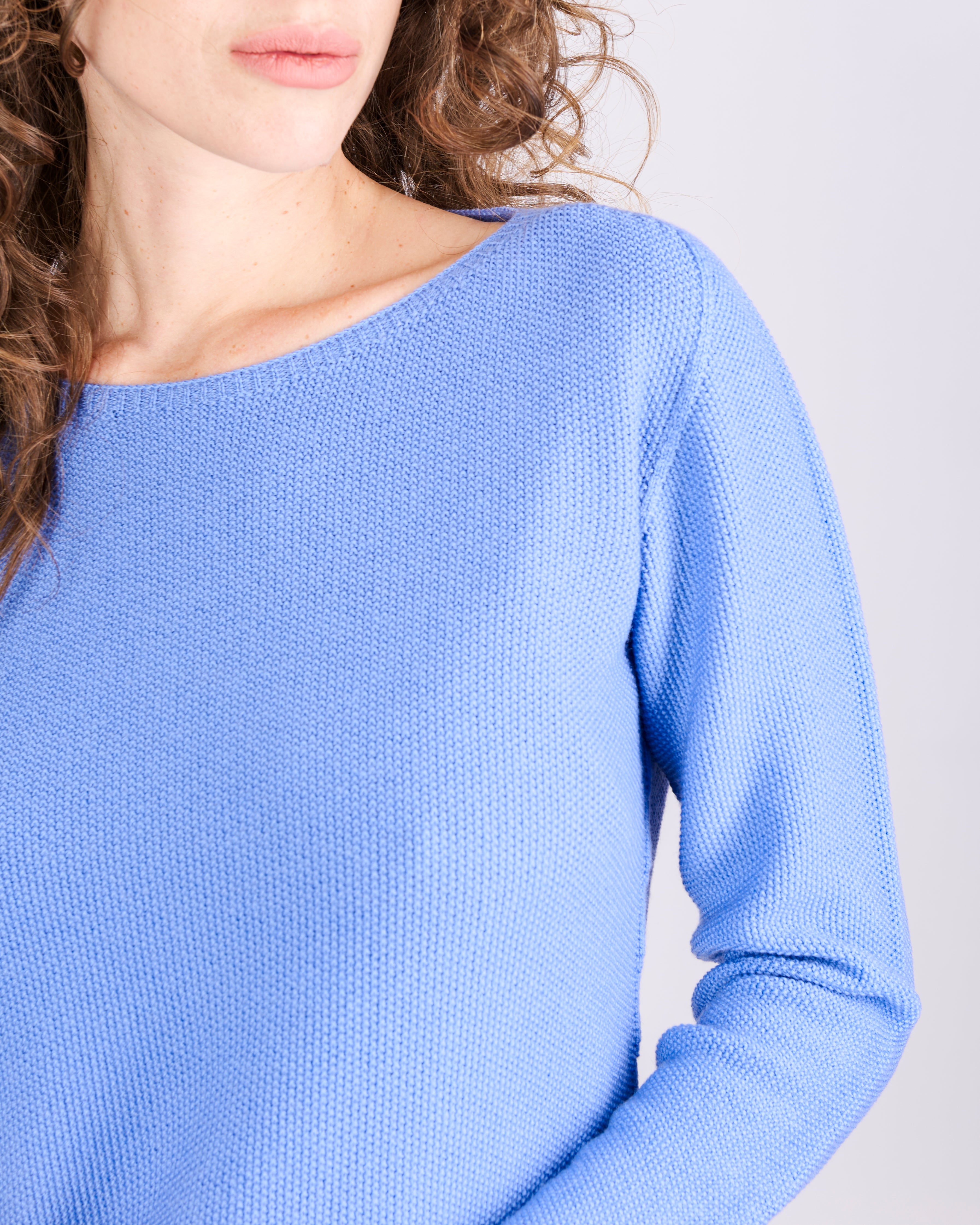 Maglia giro pura lana grana CHICCO RISO INV