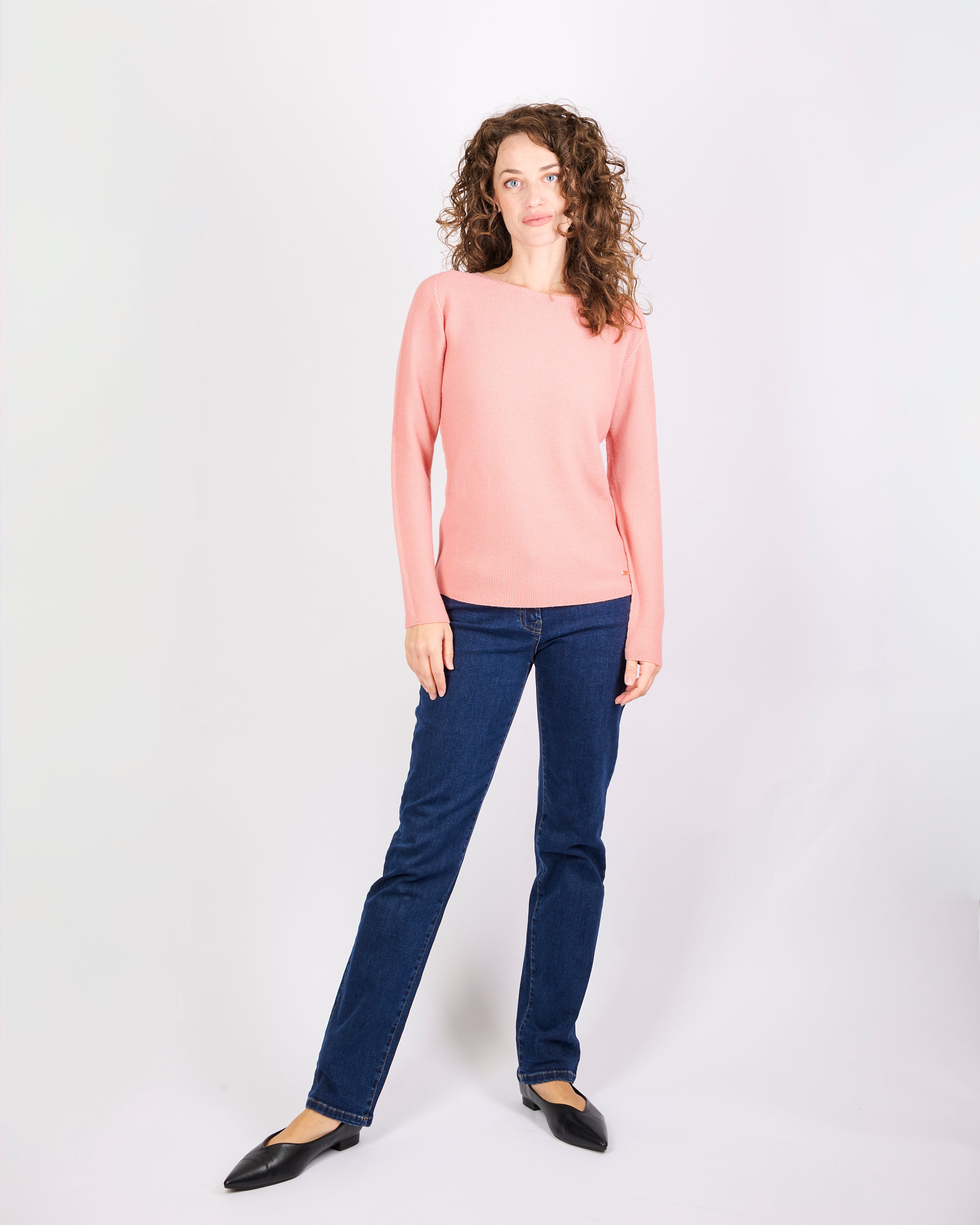 Maglia giro pura lana grana CHICCO RISO INV