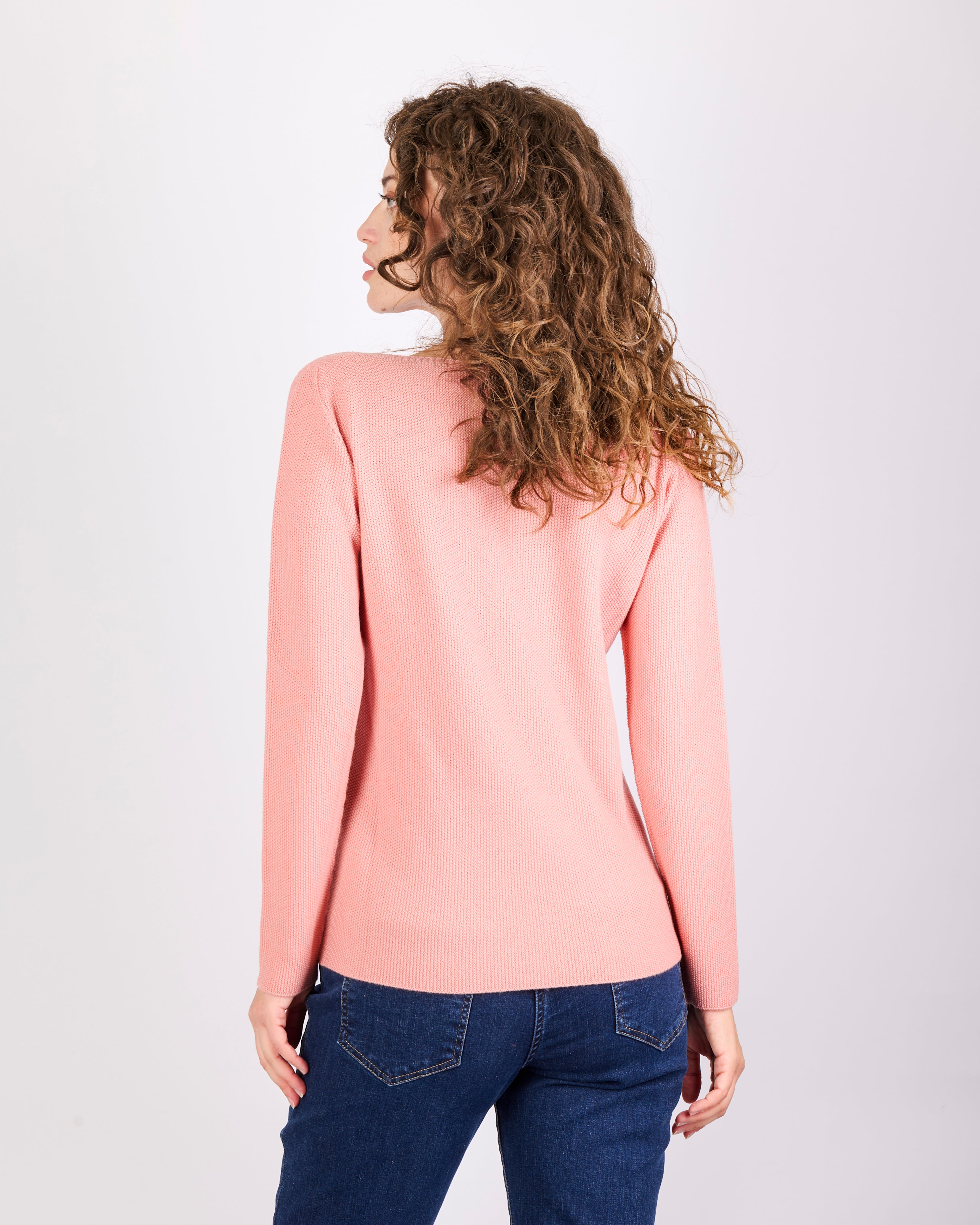 Maglia giro pura lana grana CHICCO RISO INV
