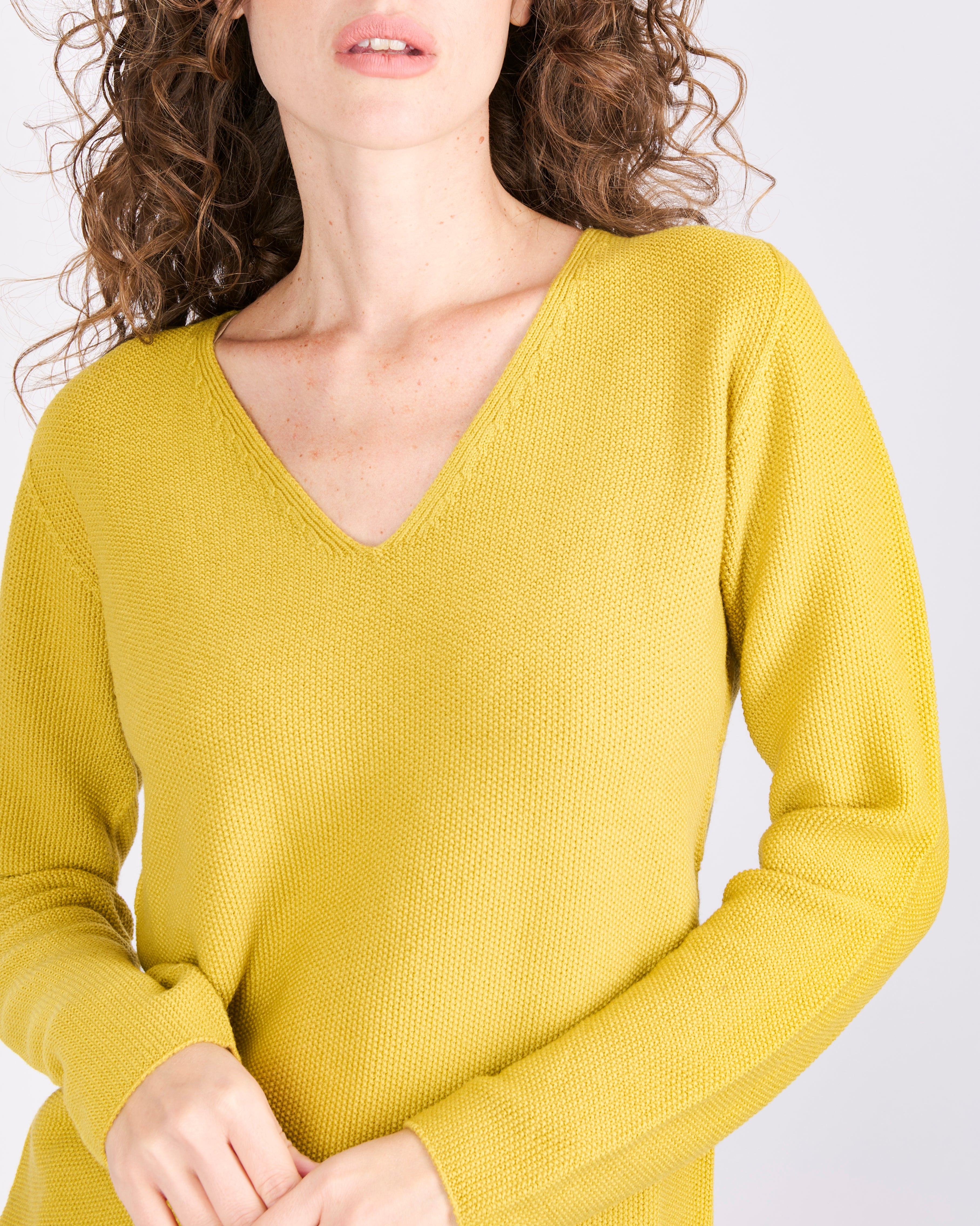 Maglia in pura lana merino CHICCO RISO V