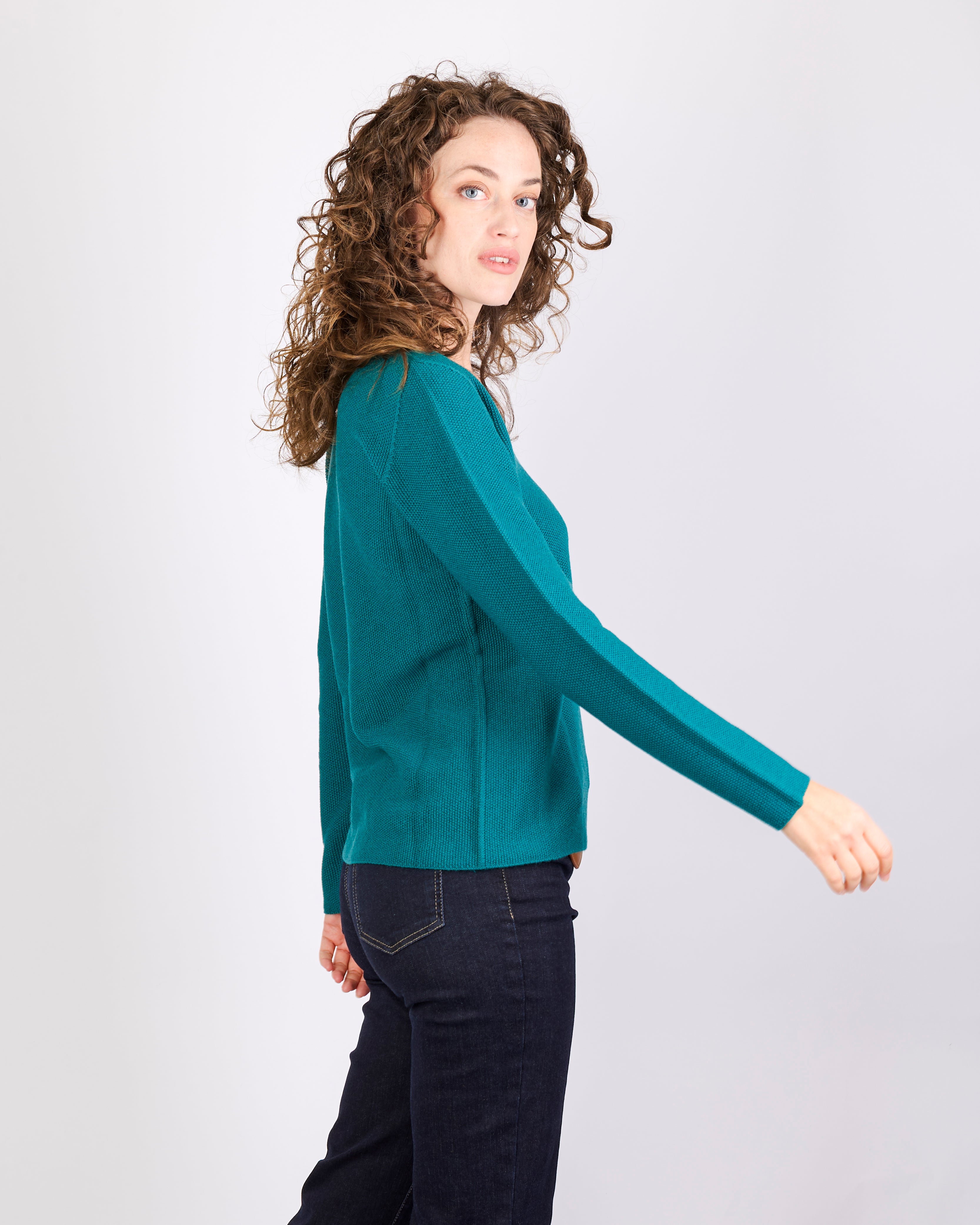 Maglia in pura lana merino CHICCO RISO V