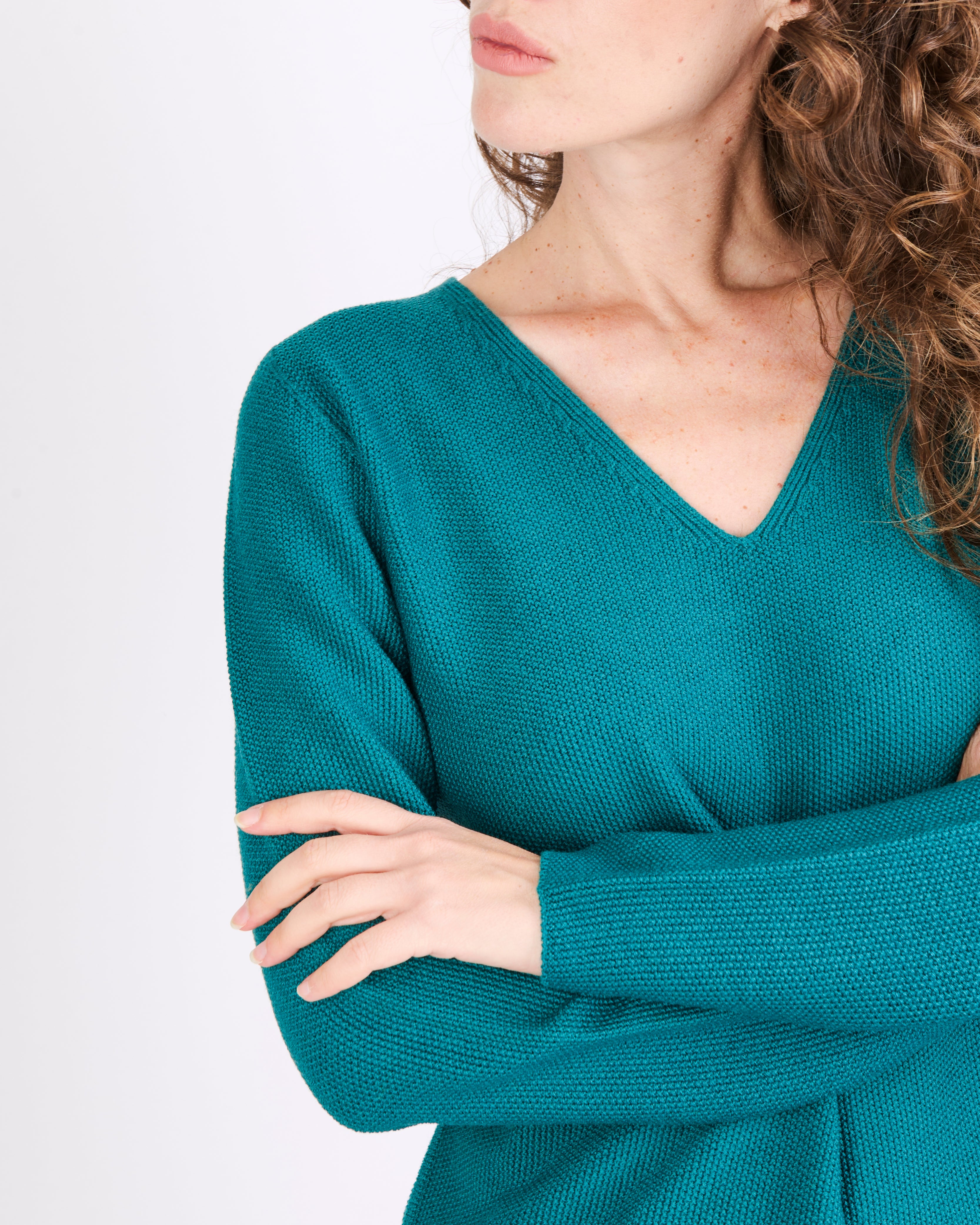 Maglia in pura lana merino CHICCO RISO V