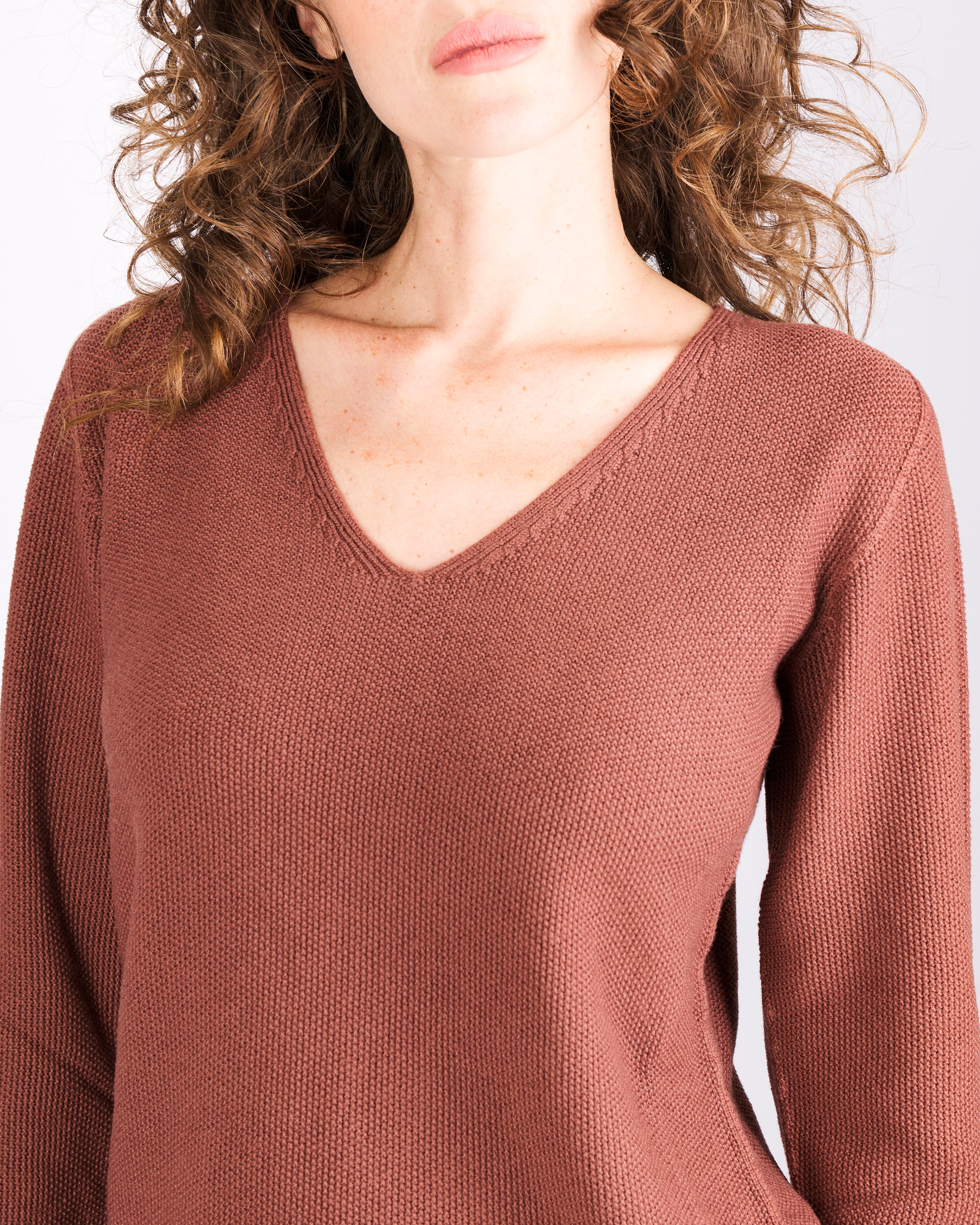 Maglia in pura lana merino CHICCO RISO V