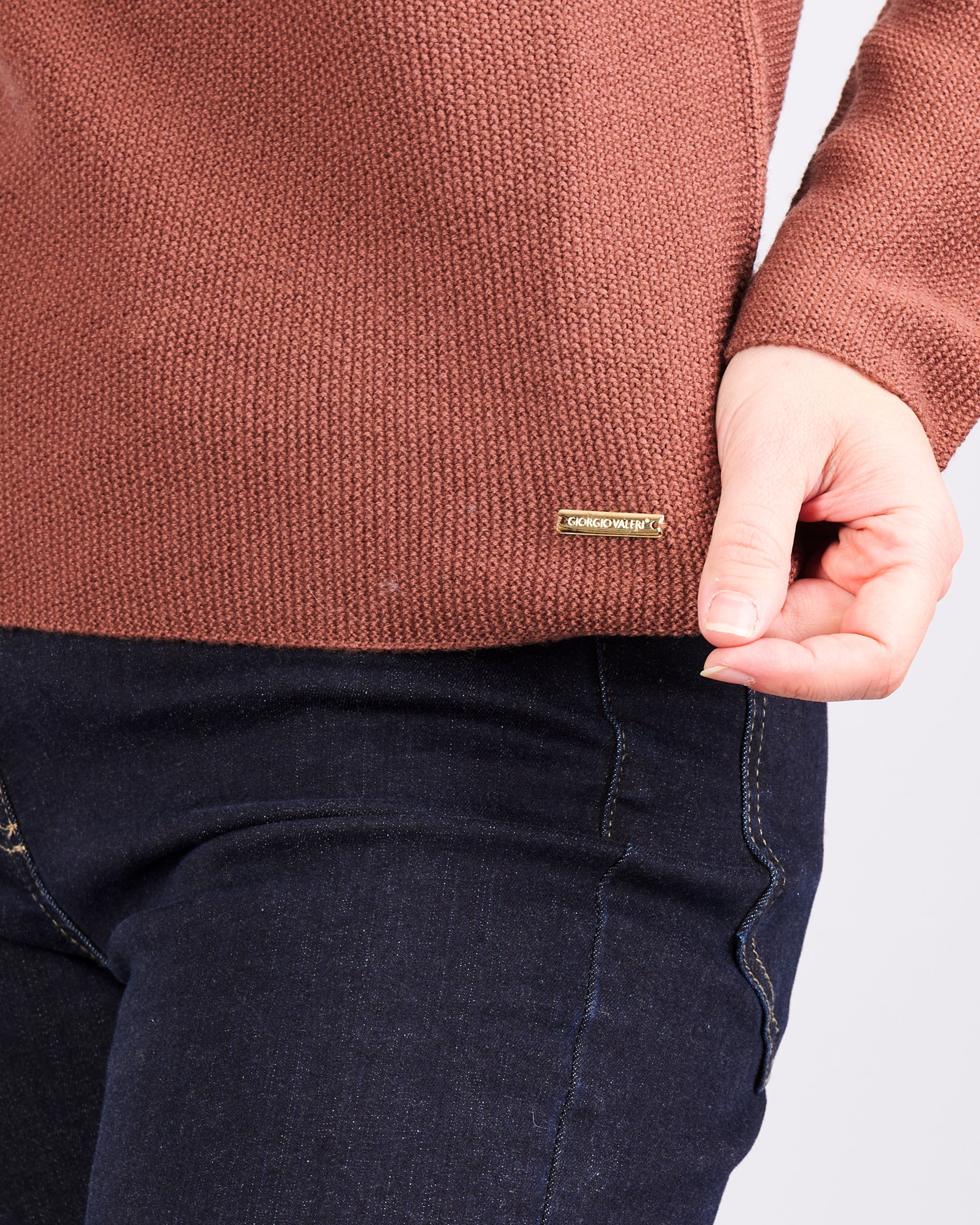 Maglia in pura lana merino CHICCO RISO V