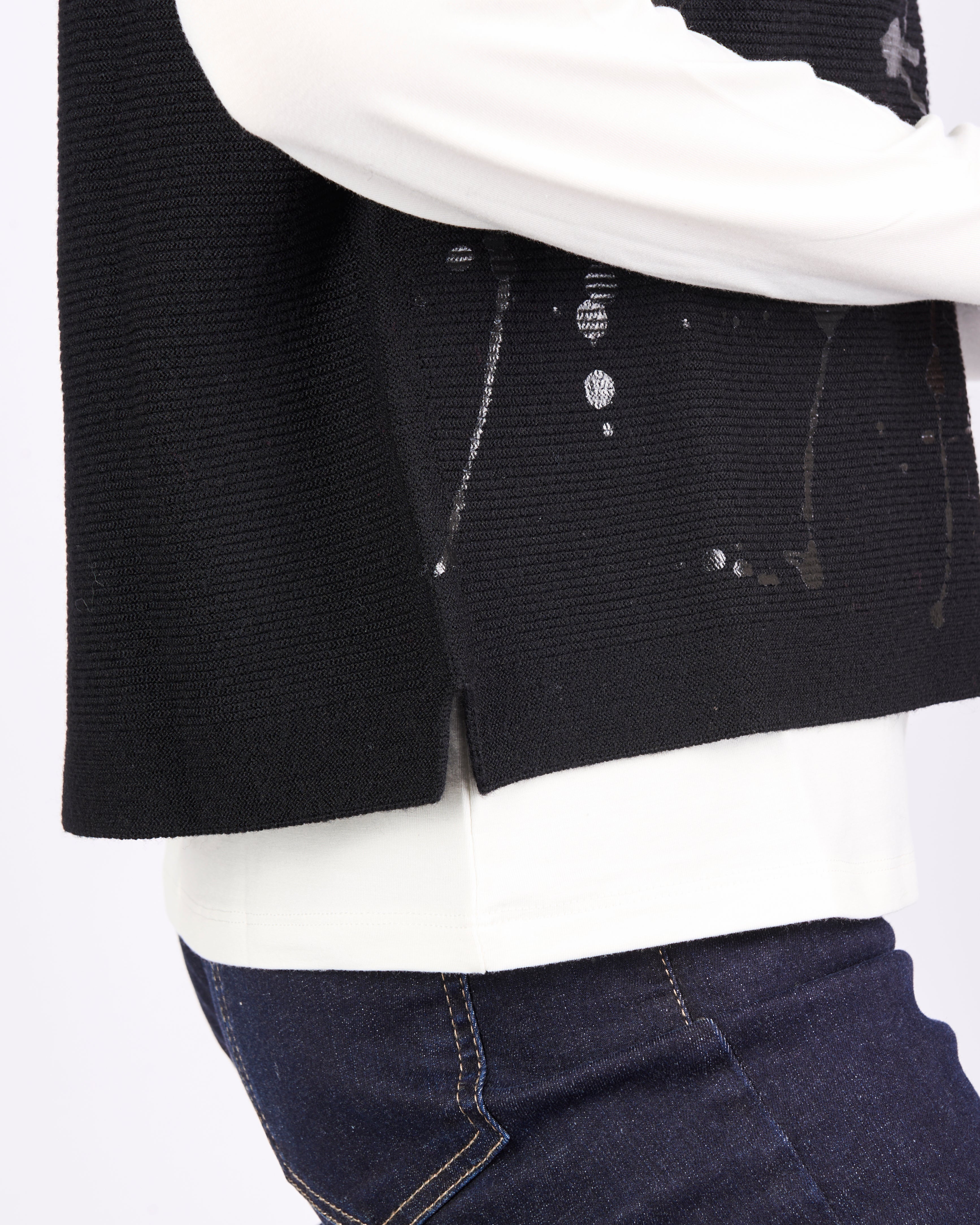 Maglia pura lana links stampa CL2206/ST