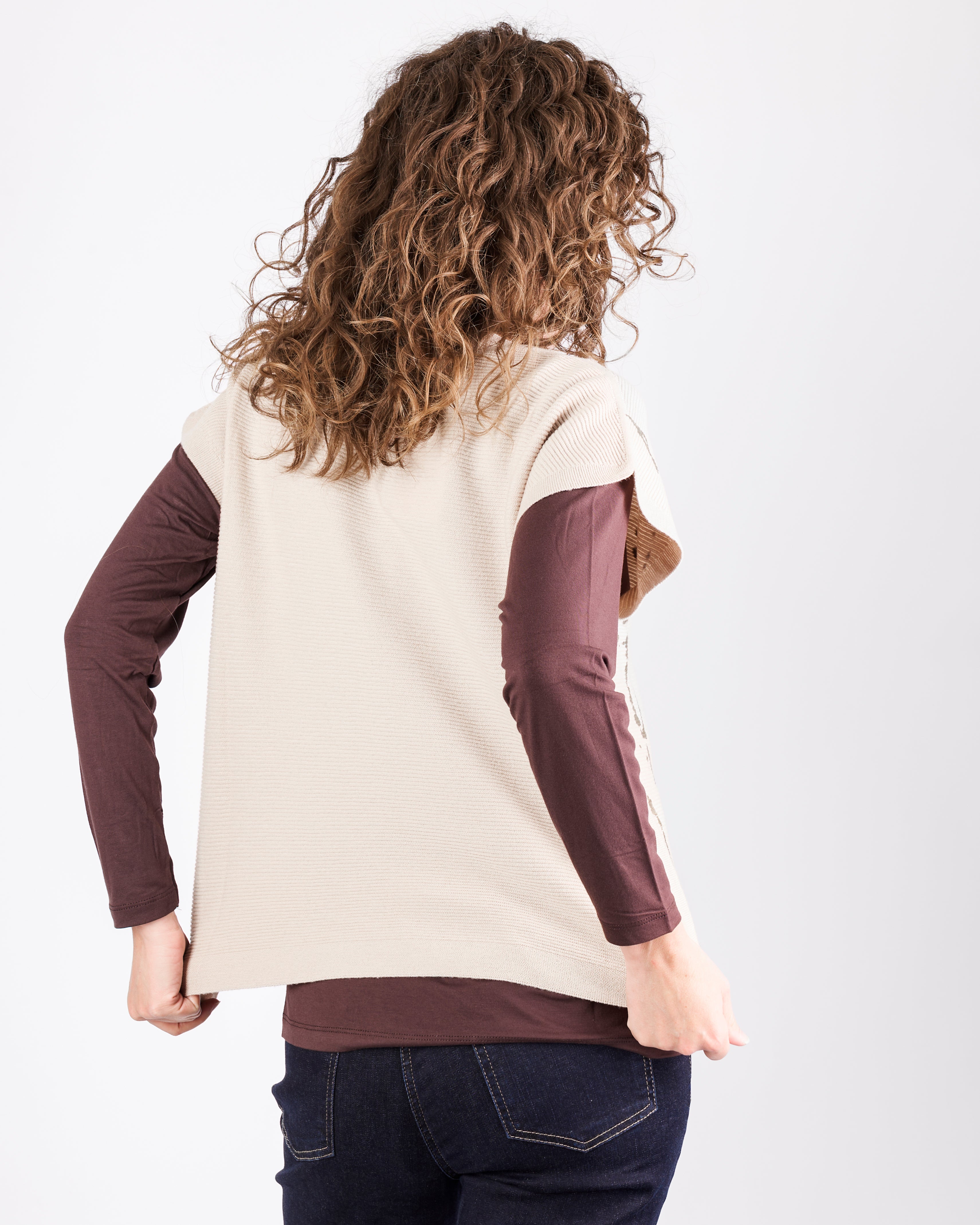 Maglia pura lana links stampa CL2206/ST