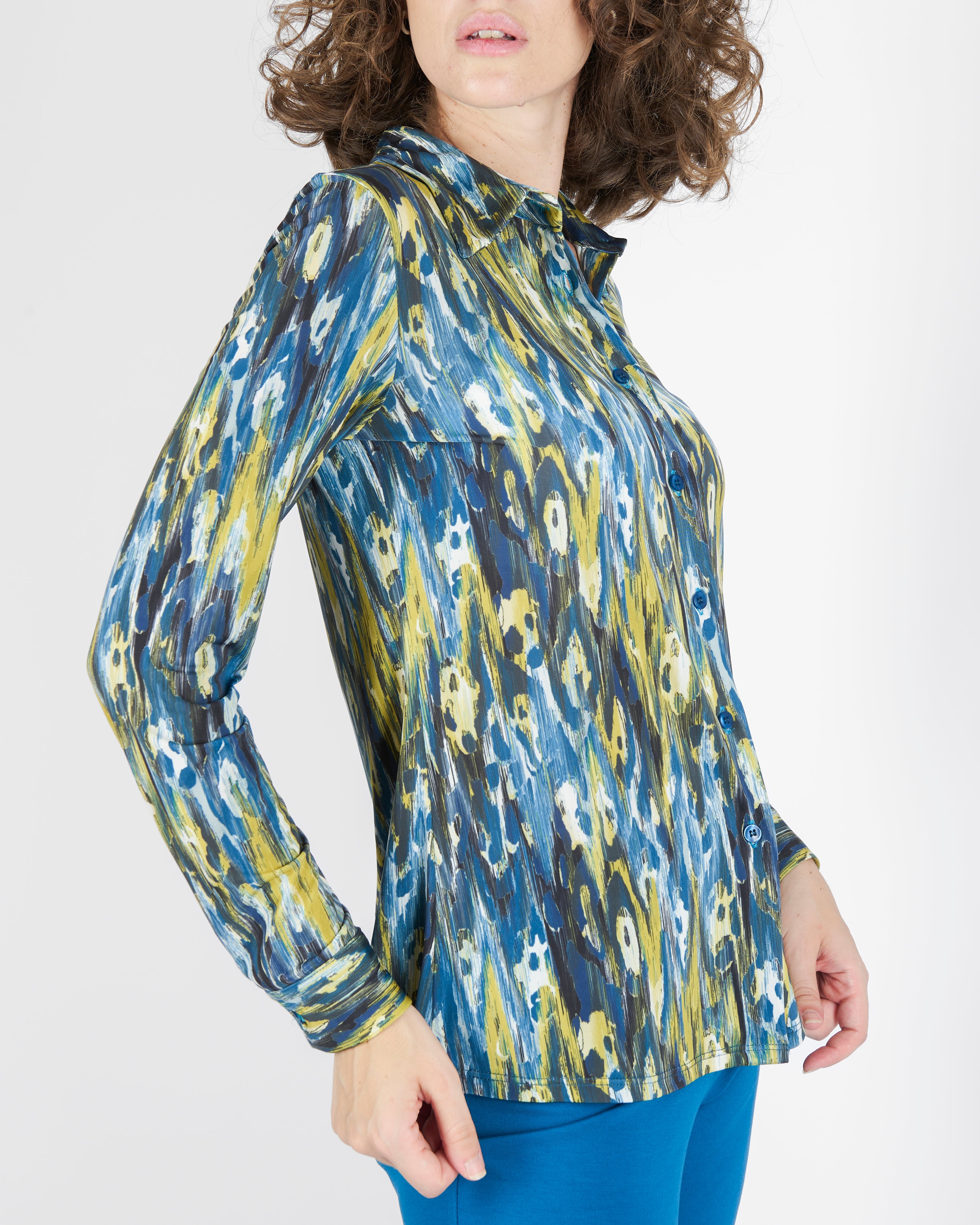 Camicia in jersey fantasia SOFIA
