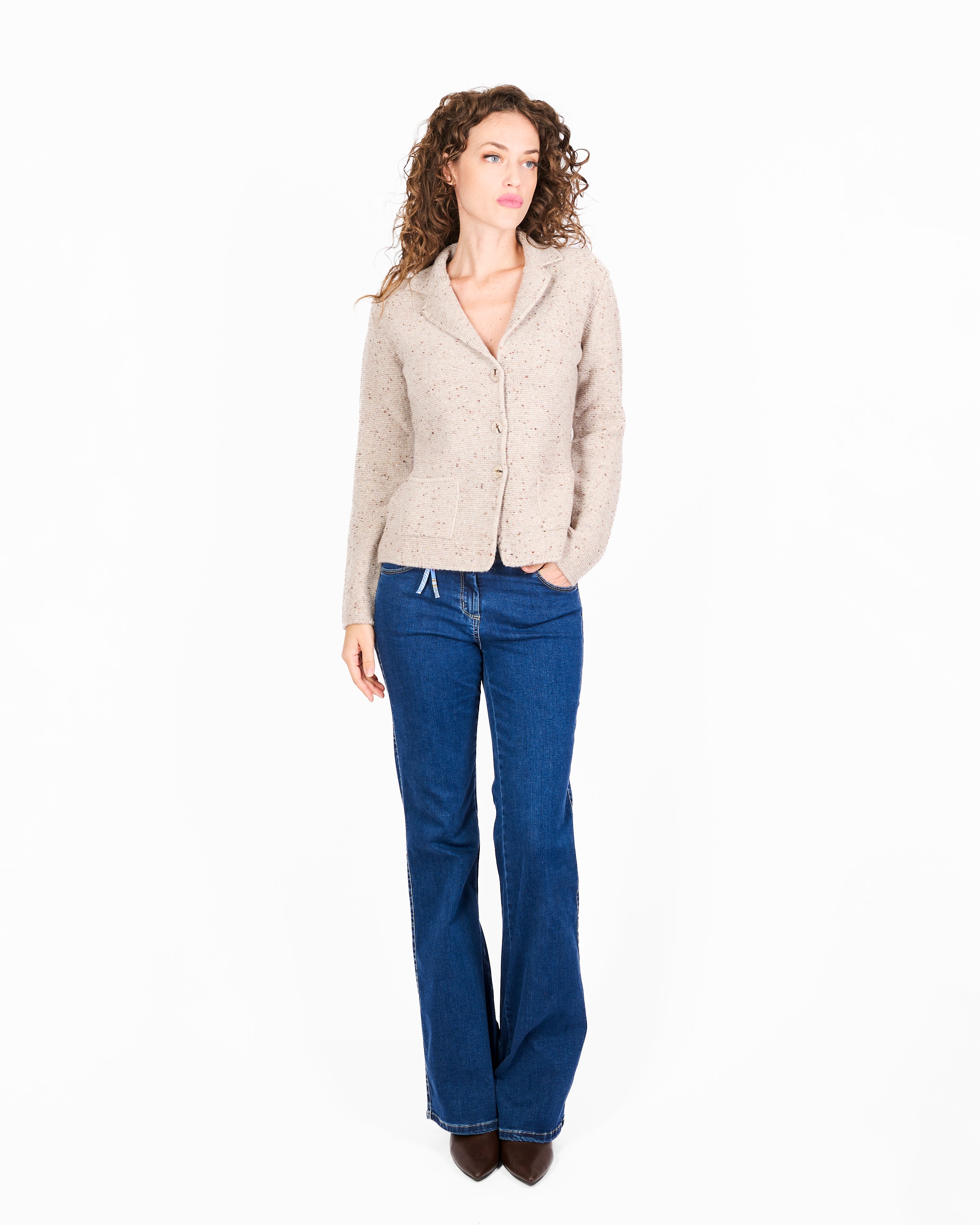 Giacca bottoni boucle' 24 20786