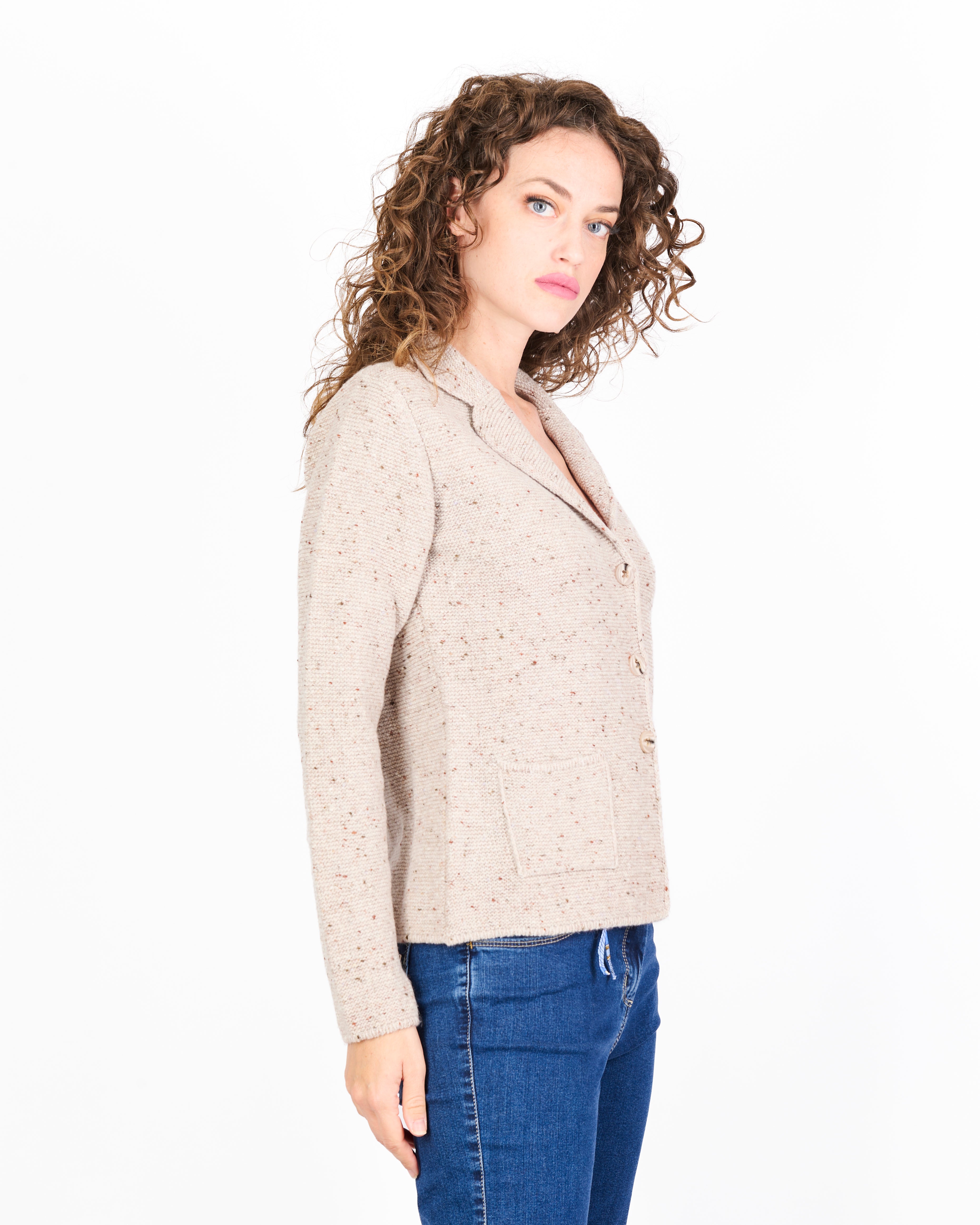Giacca bottoni boucle' 24 20786