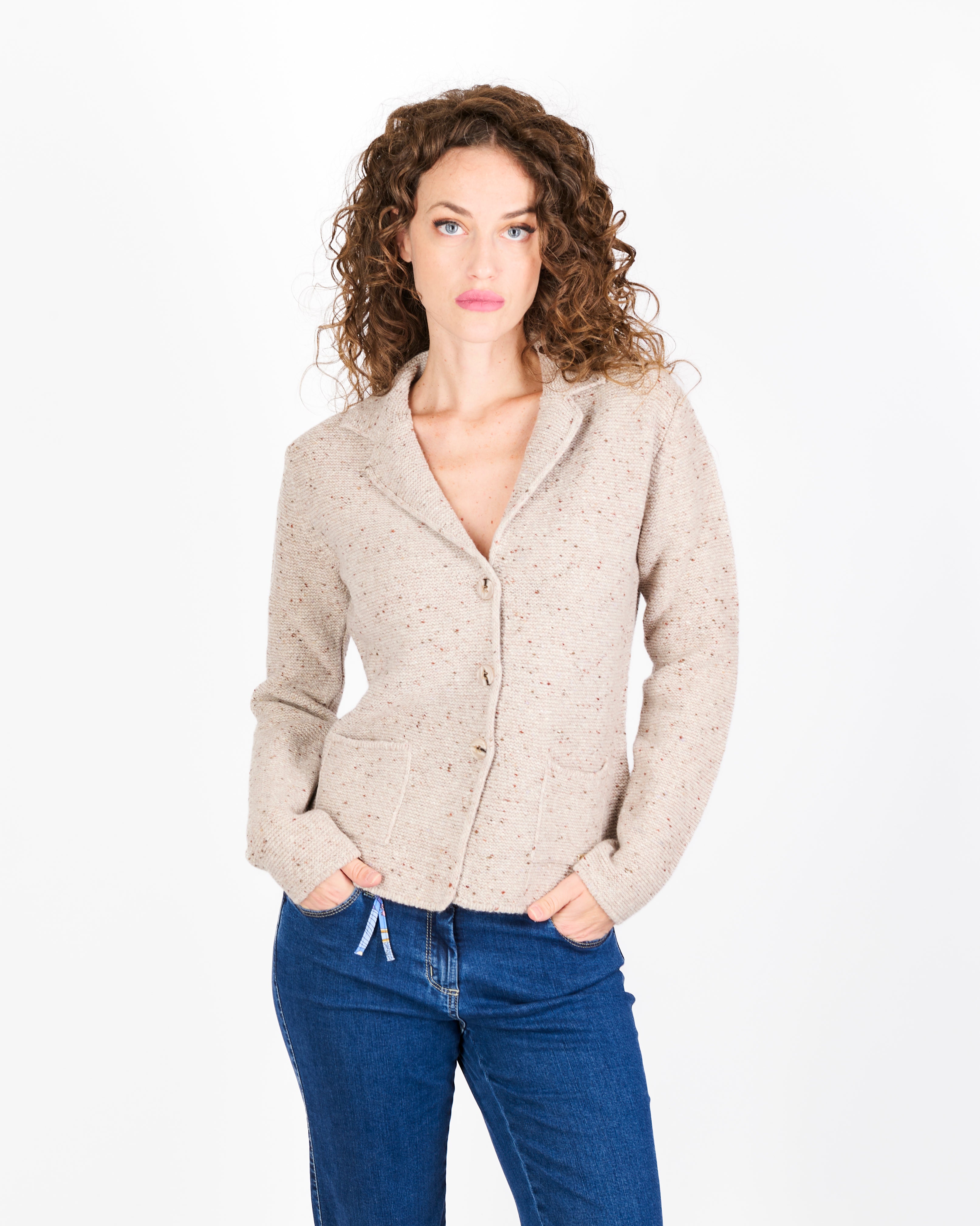 Giacca bottoni boucle' 24 20786