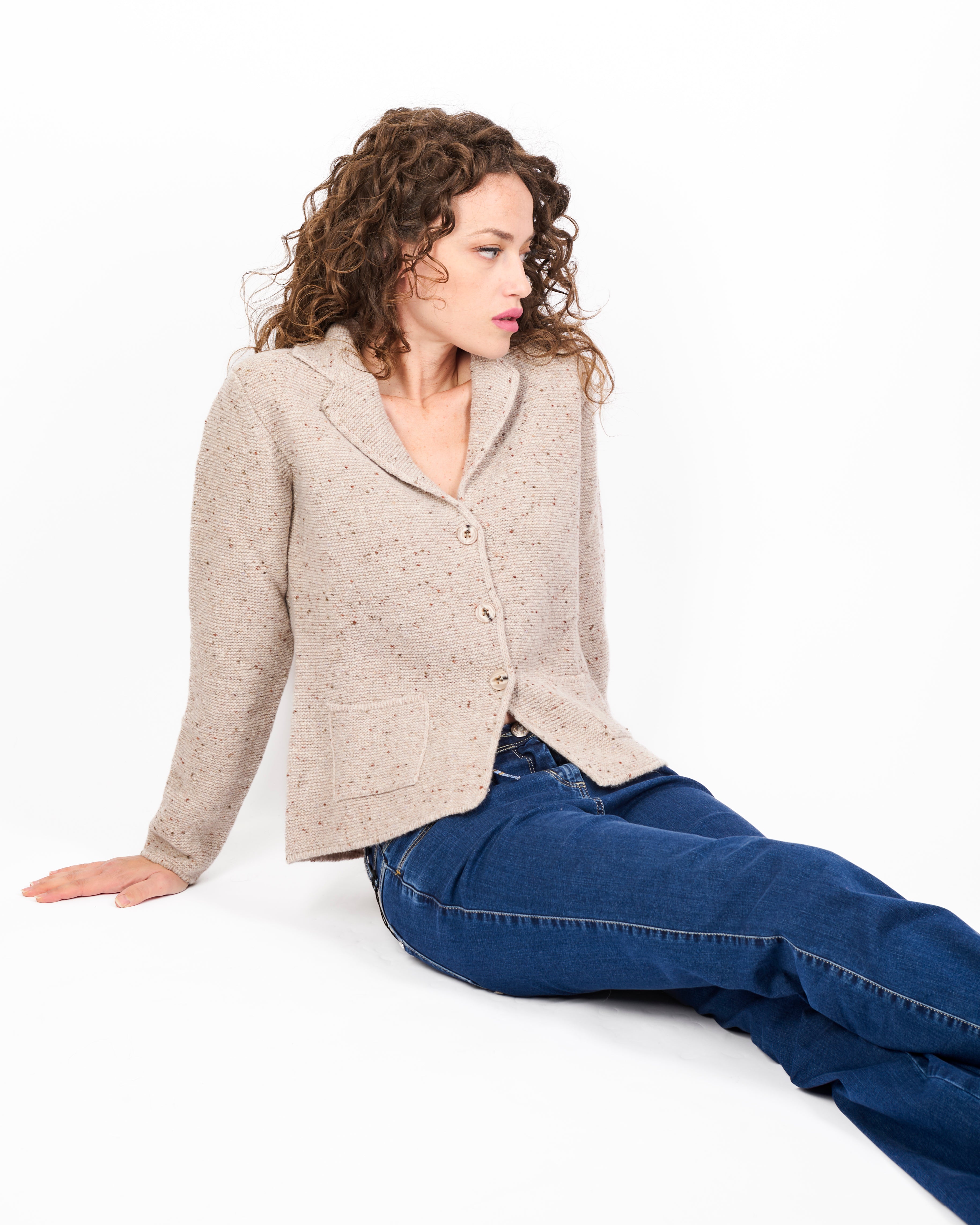Giacca bottoni boucle' 24 20786