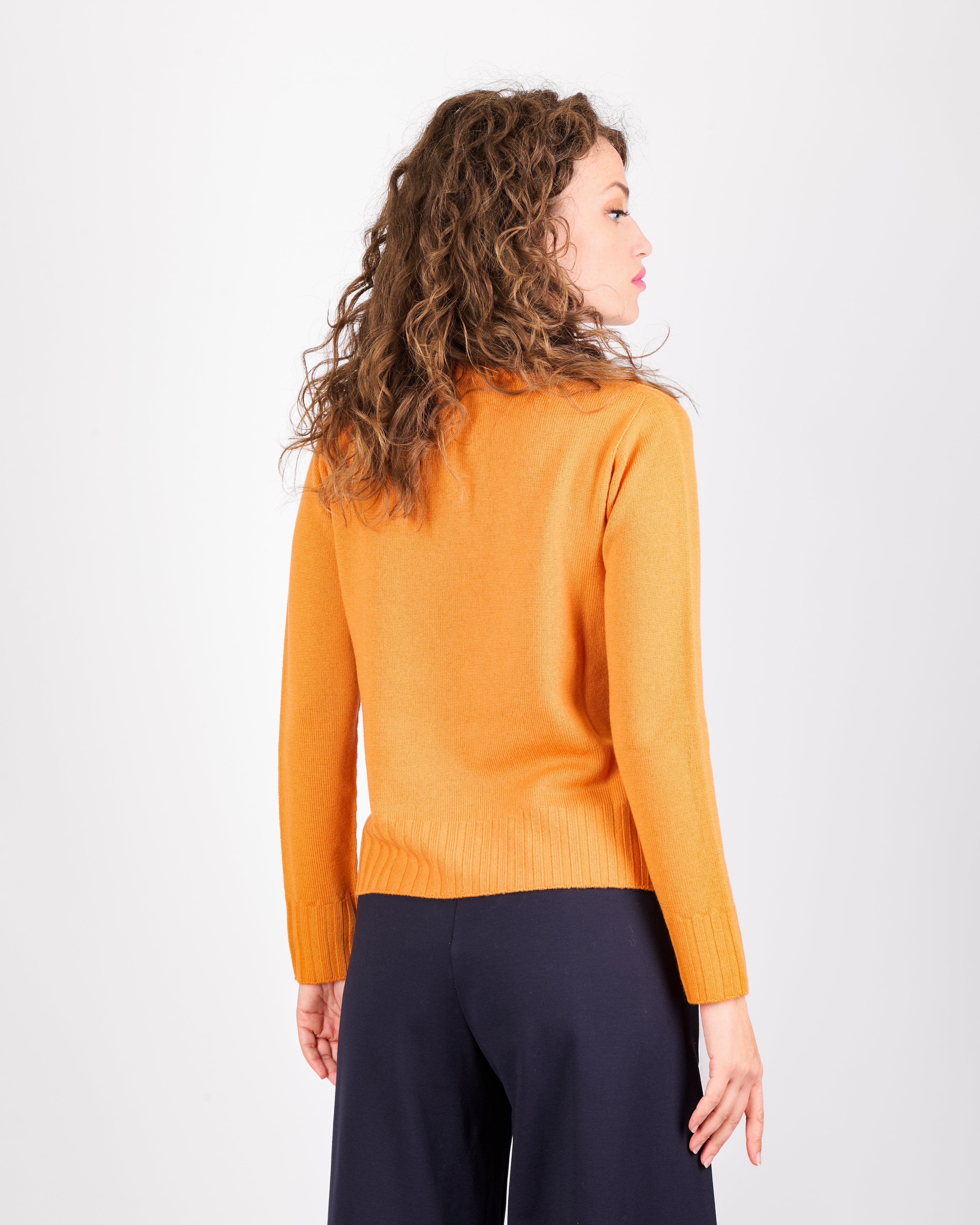 Maglia paricollo pura lana rombi VENTAGLIETTI