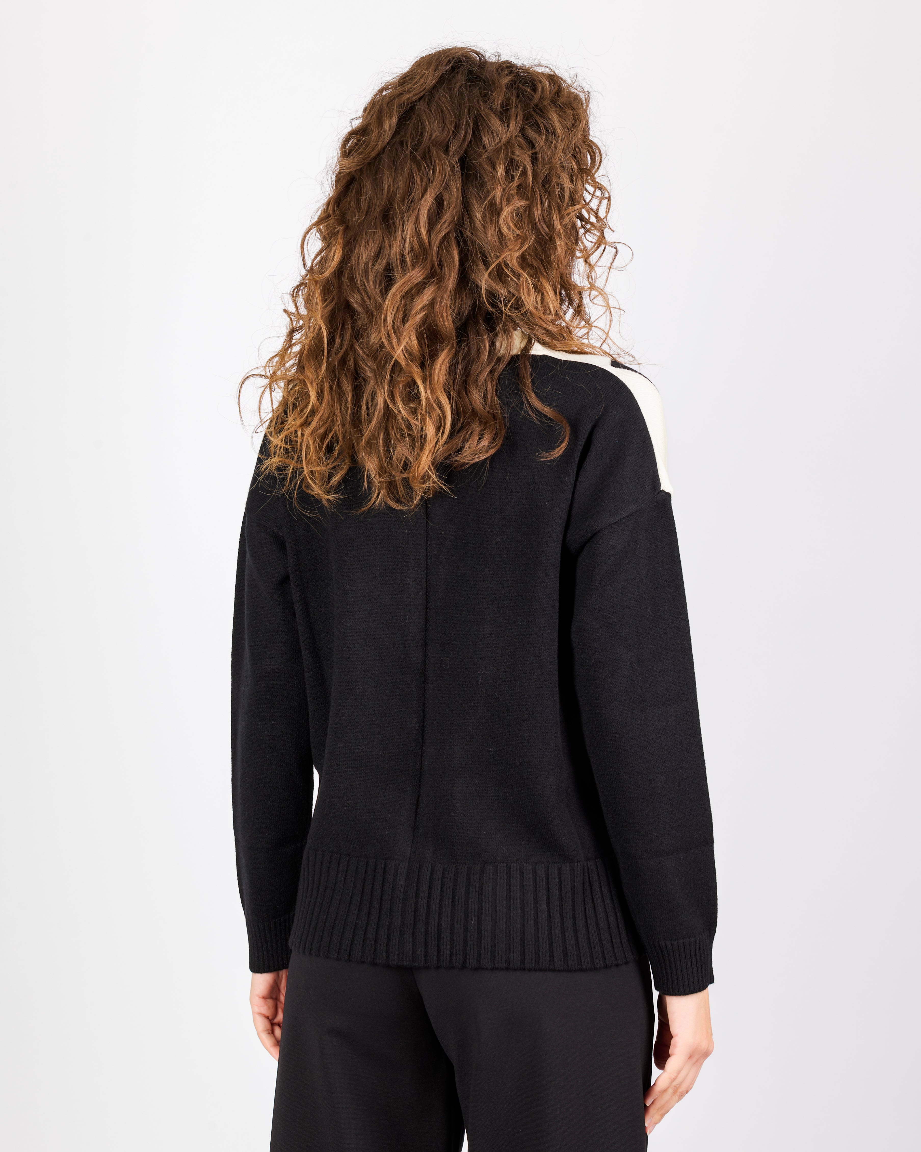 Cardigan scatoletta bottoni intarsio 21379