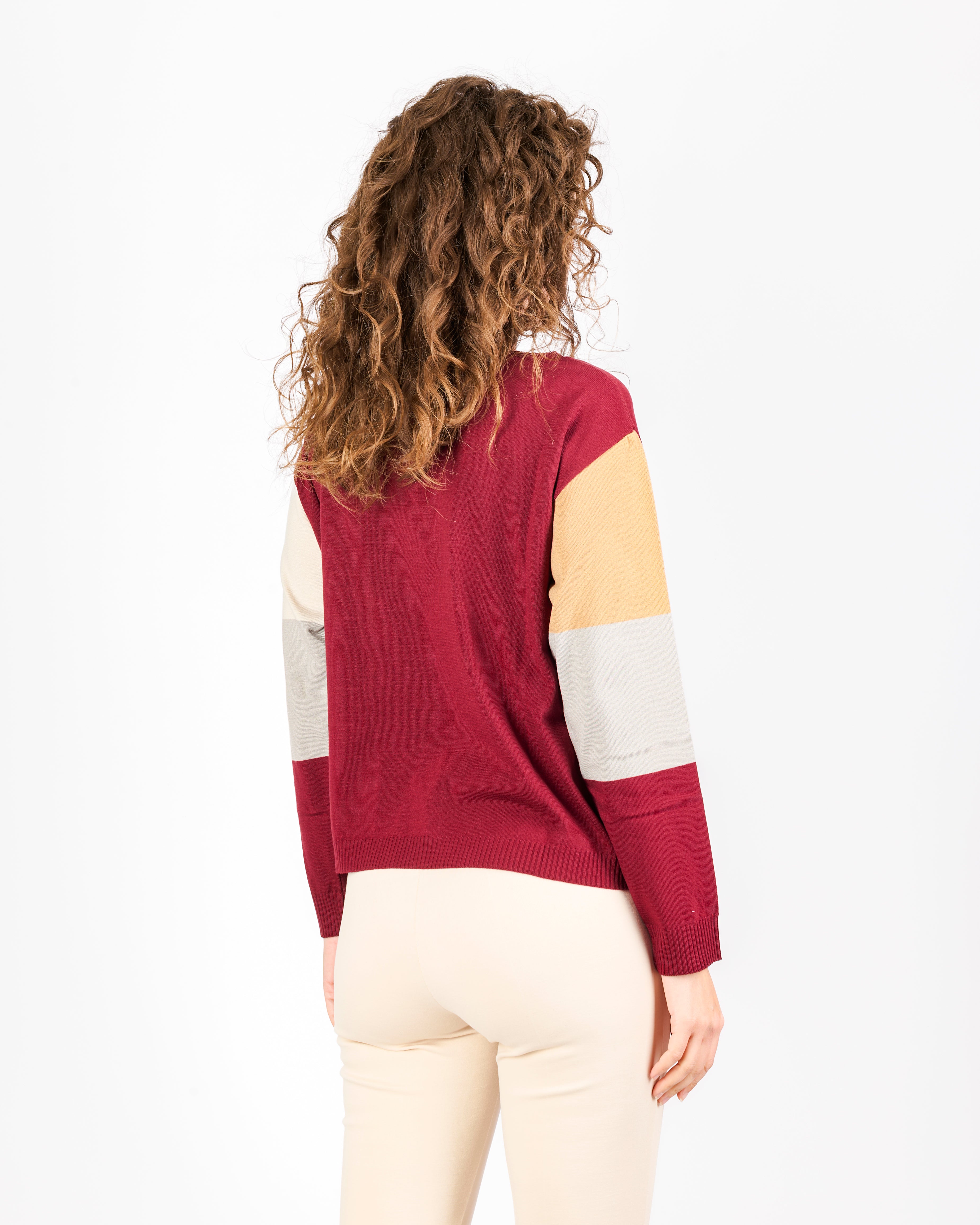 Maglia giro scatoletta intarsio 1859