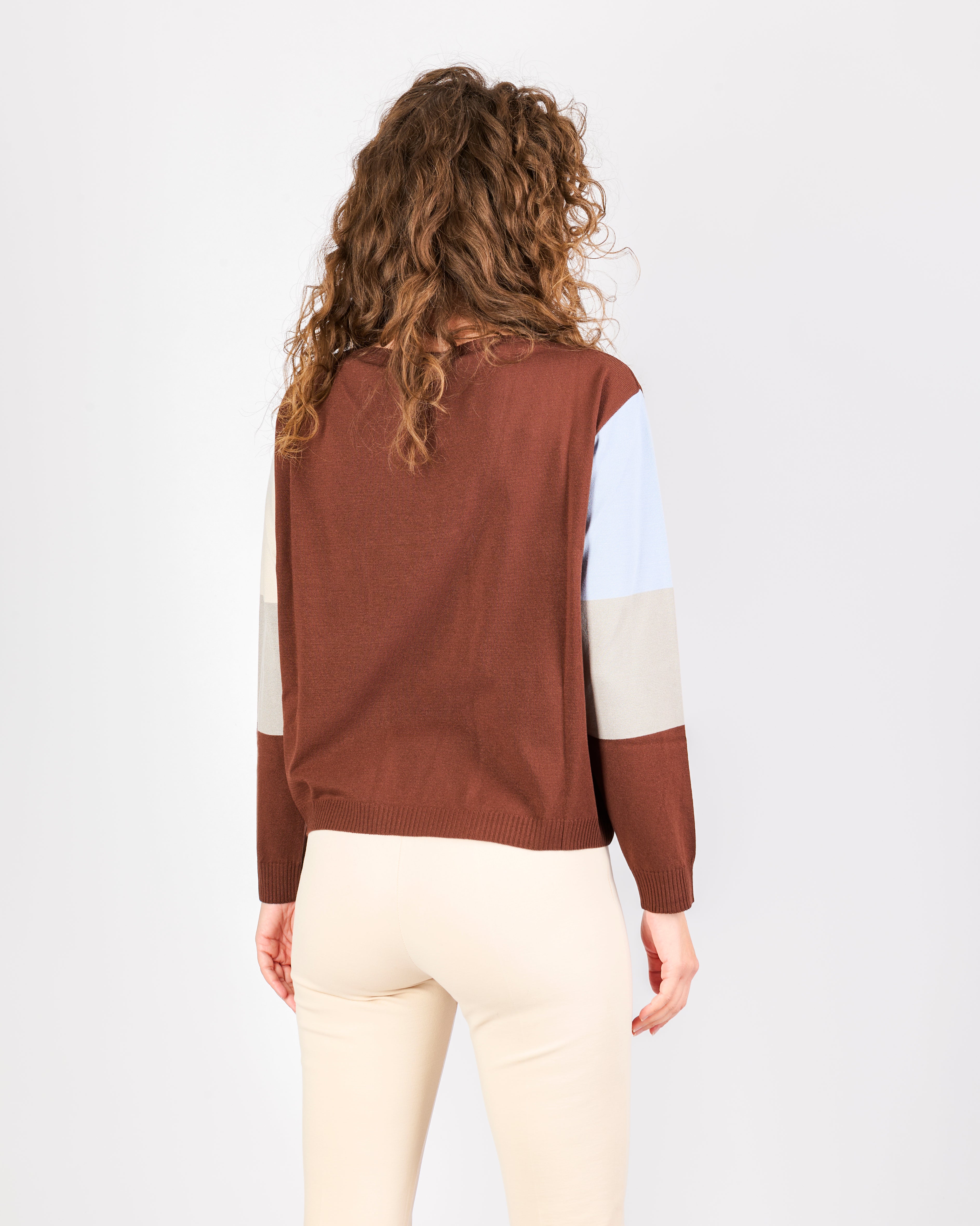 Maglia giro scatoletta intarsio 1859