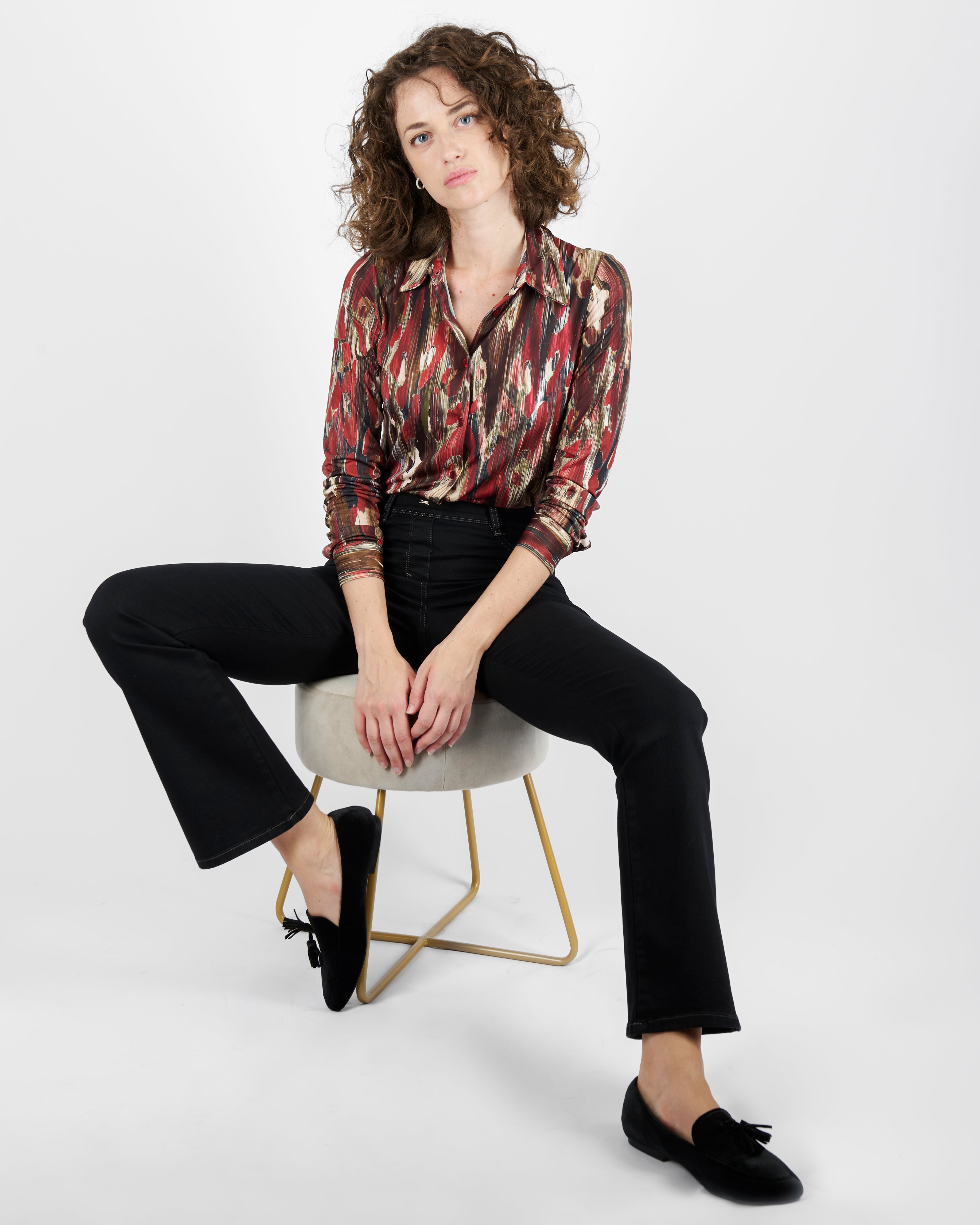 Camicia in jersey fantasia SOFIA