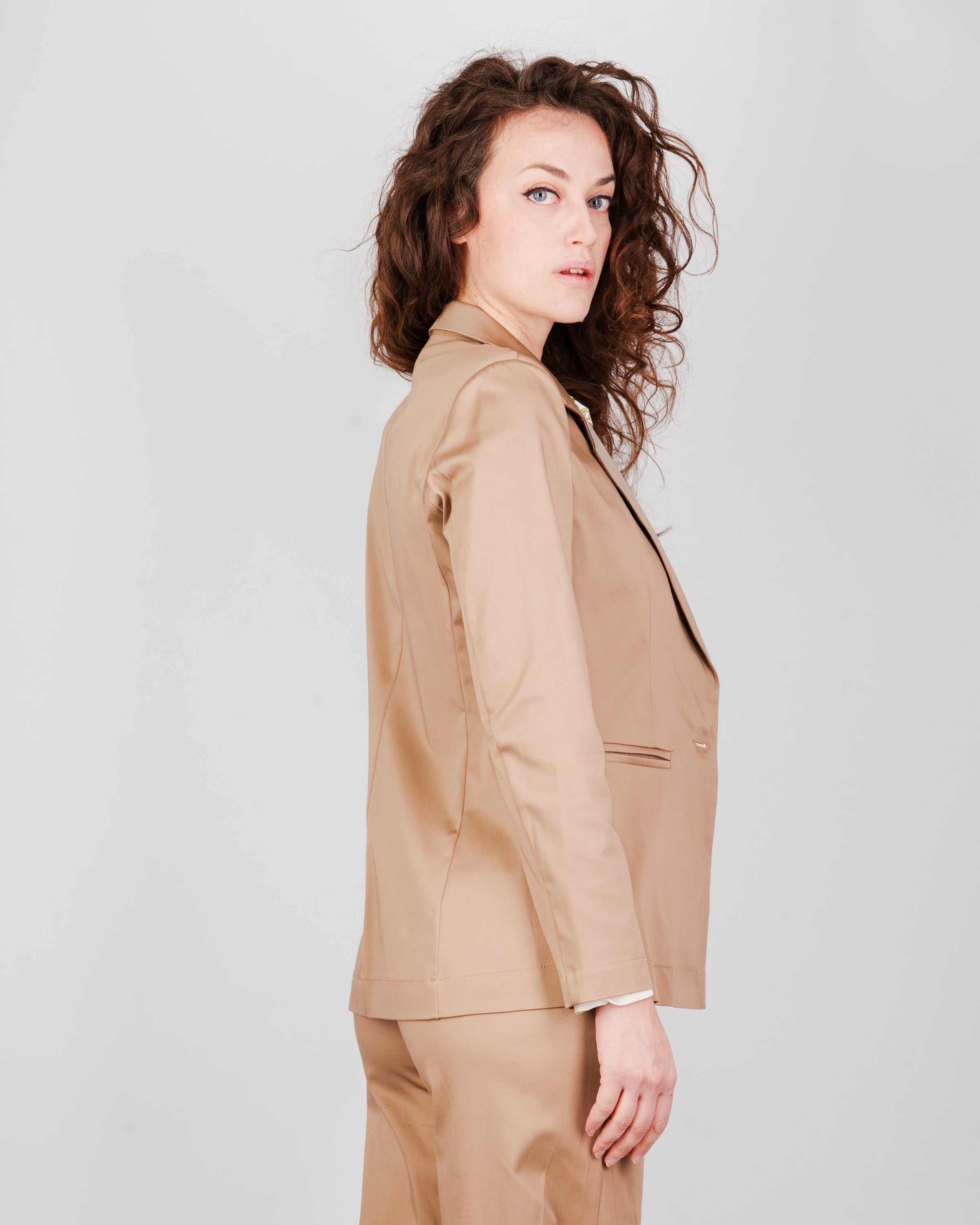 Blazer in rasatello di cotone 5007/31