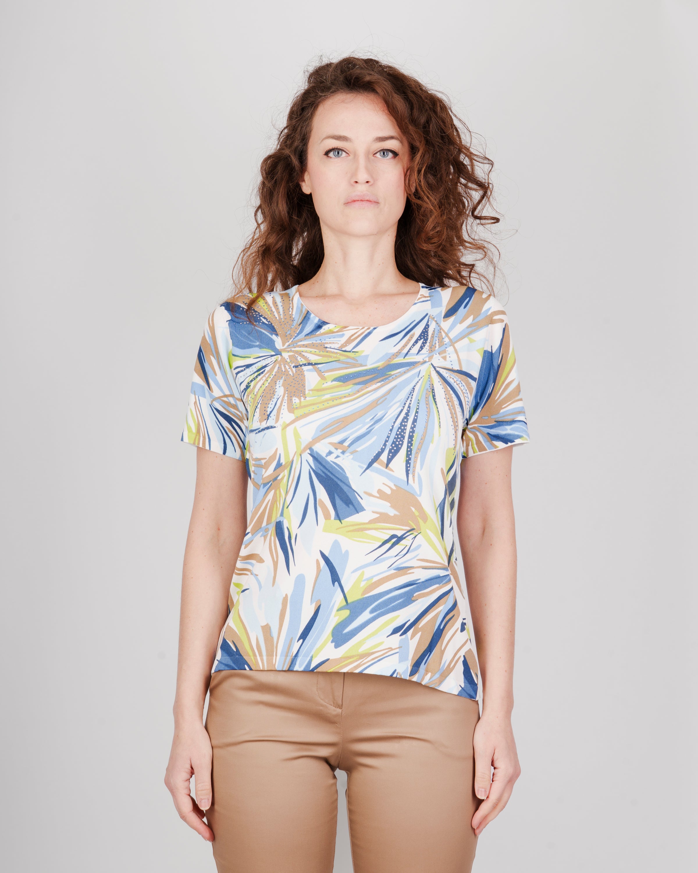 Maglia in viscosa fantasi L828