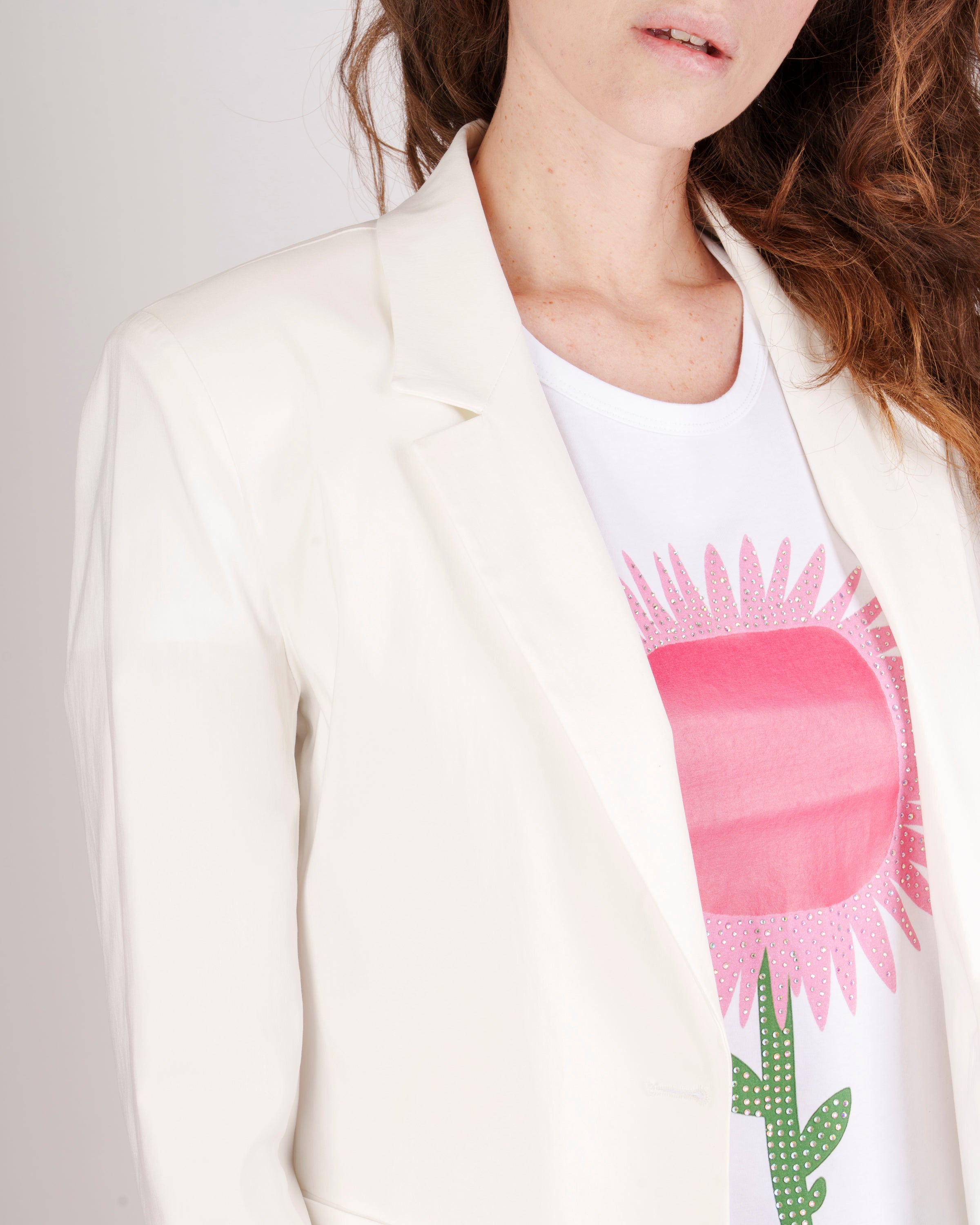 Giacca sfoderata elasticizzata bottone BIMBA