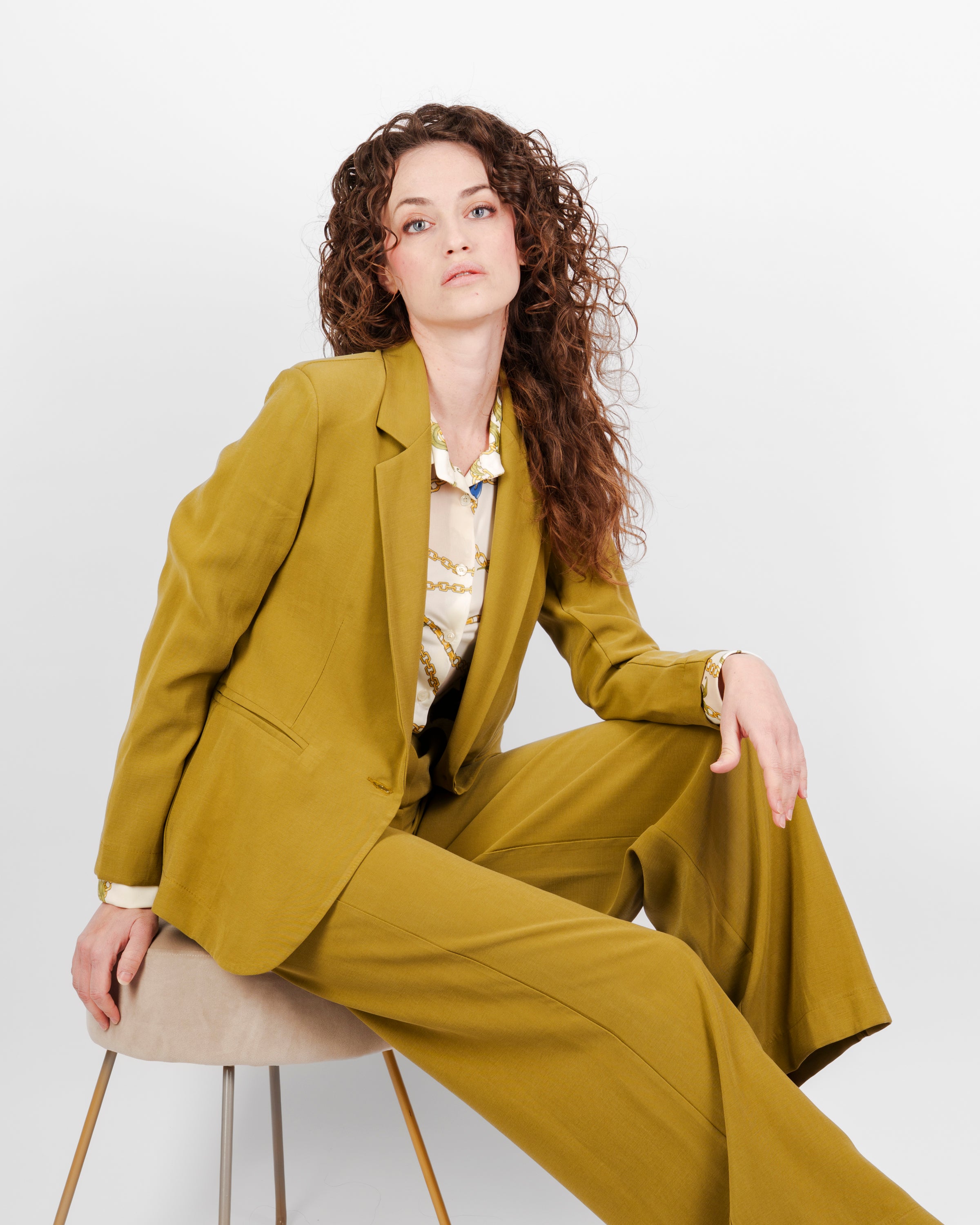 Giacca in viscosa leggera bottone 5017/36