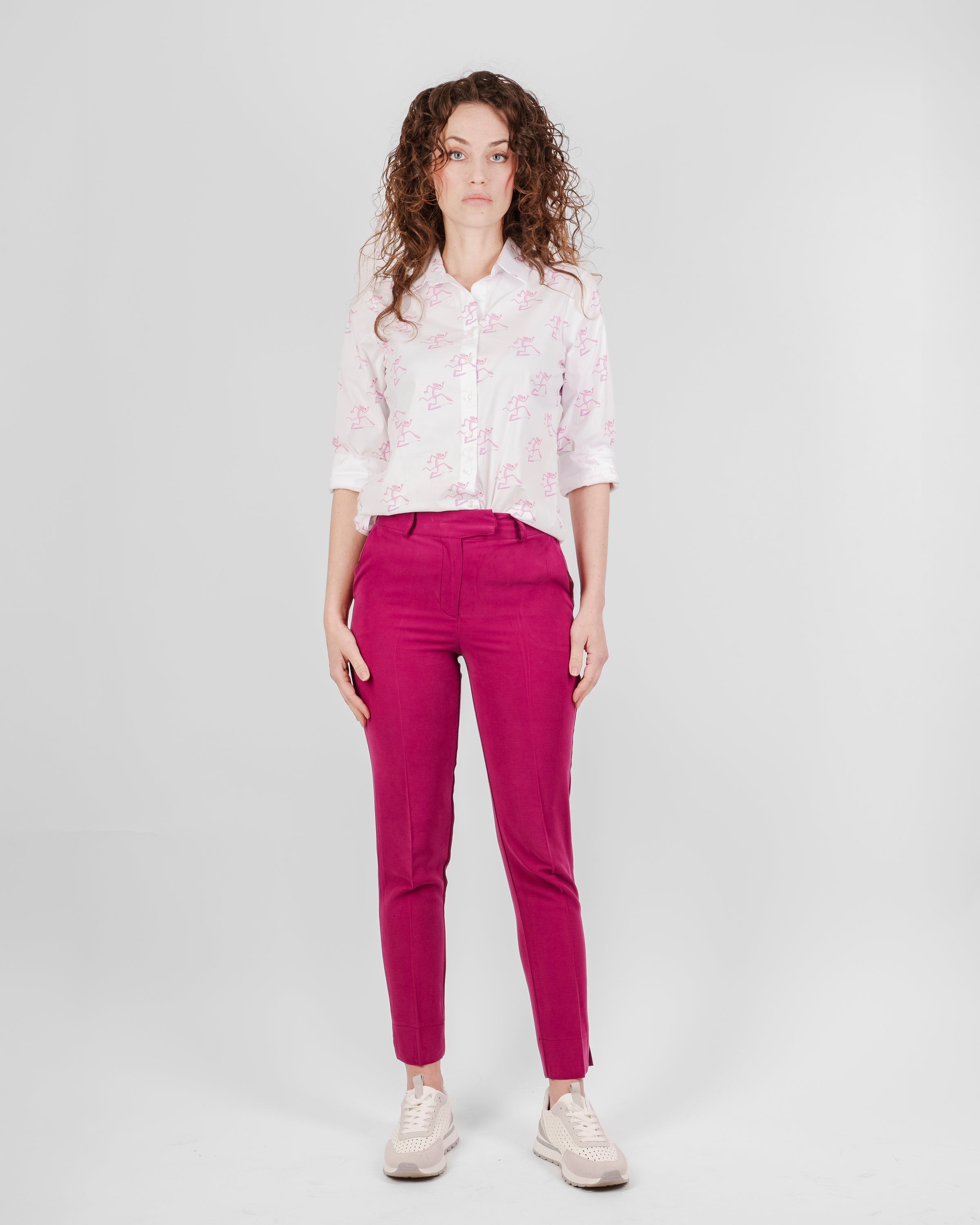 Pantalone elastico vita leggero e tasca 1021/36