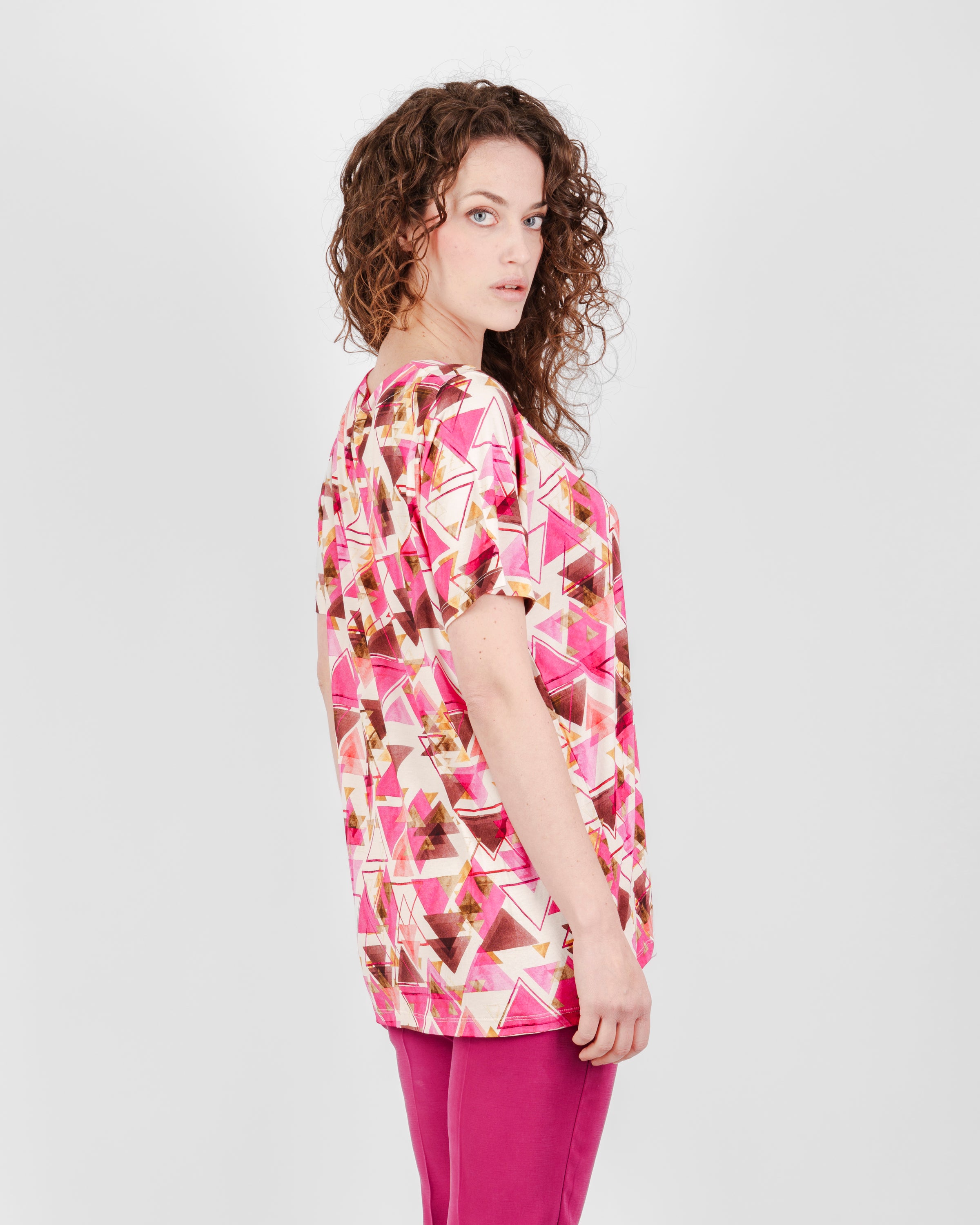 Maglia in viscosa fantasia OVER MM