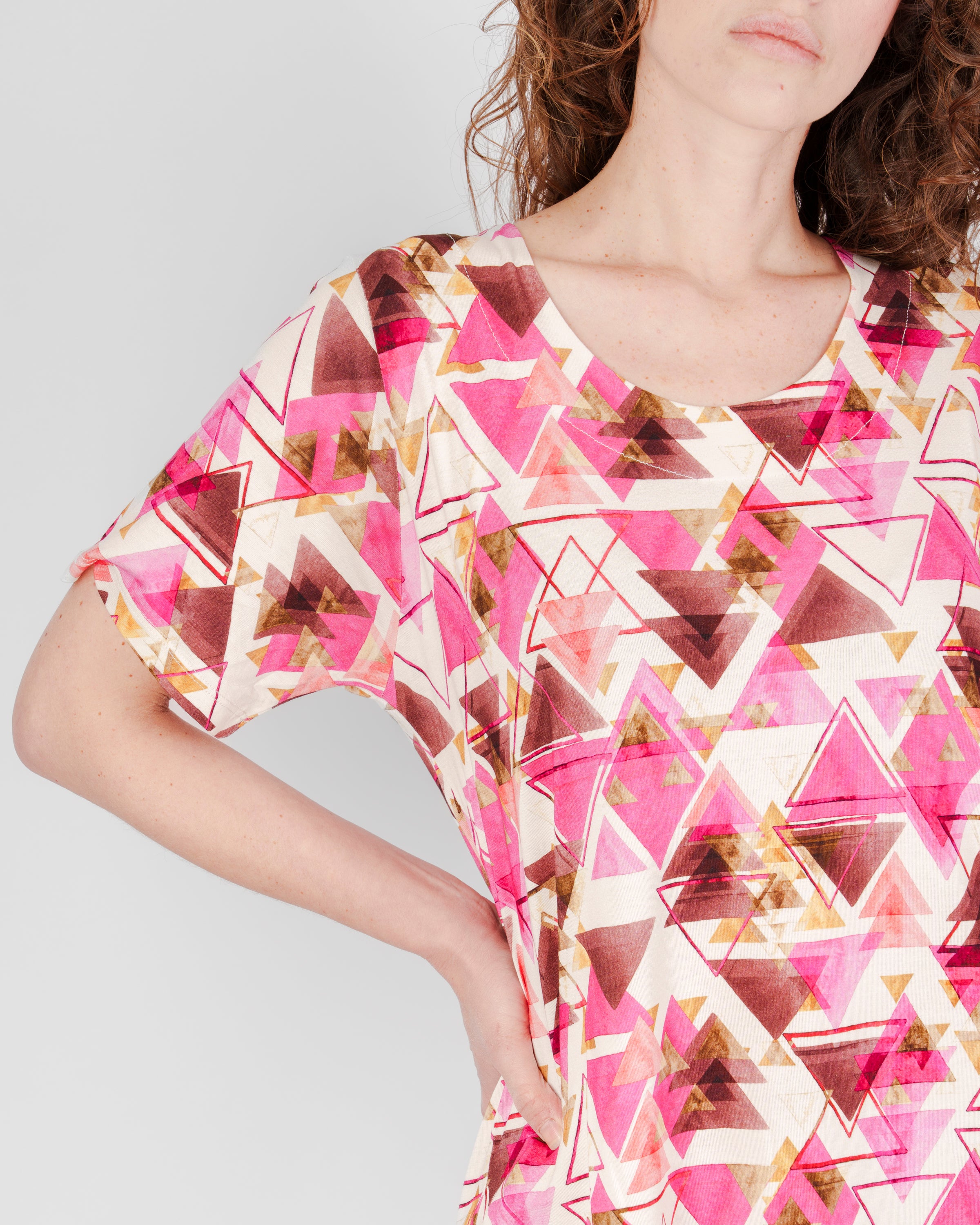 Maglia in viscosa fantasia OVER MM
