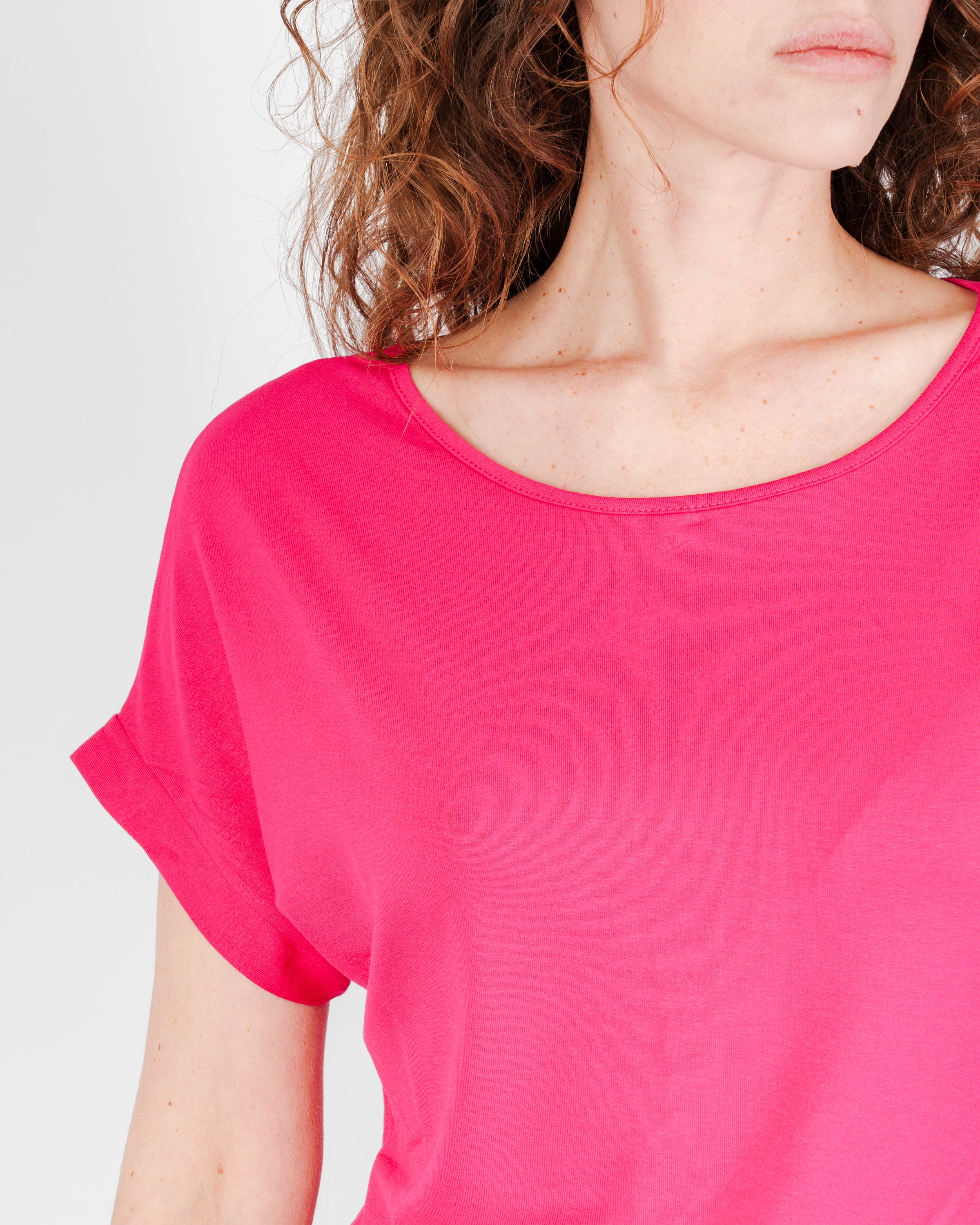 Maglia kimono in viscosa stondata A-05