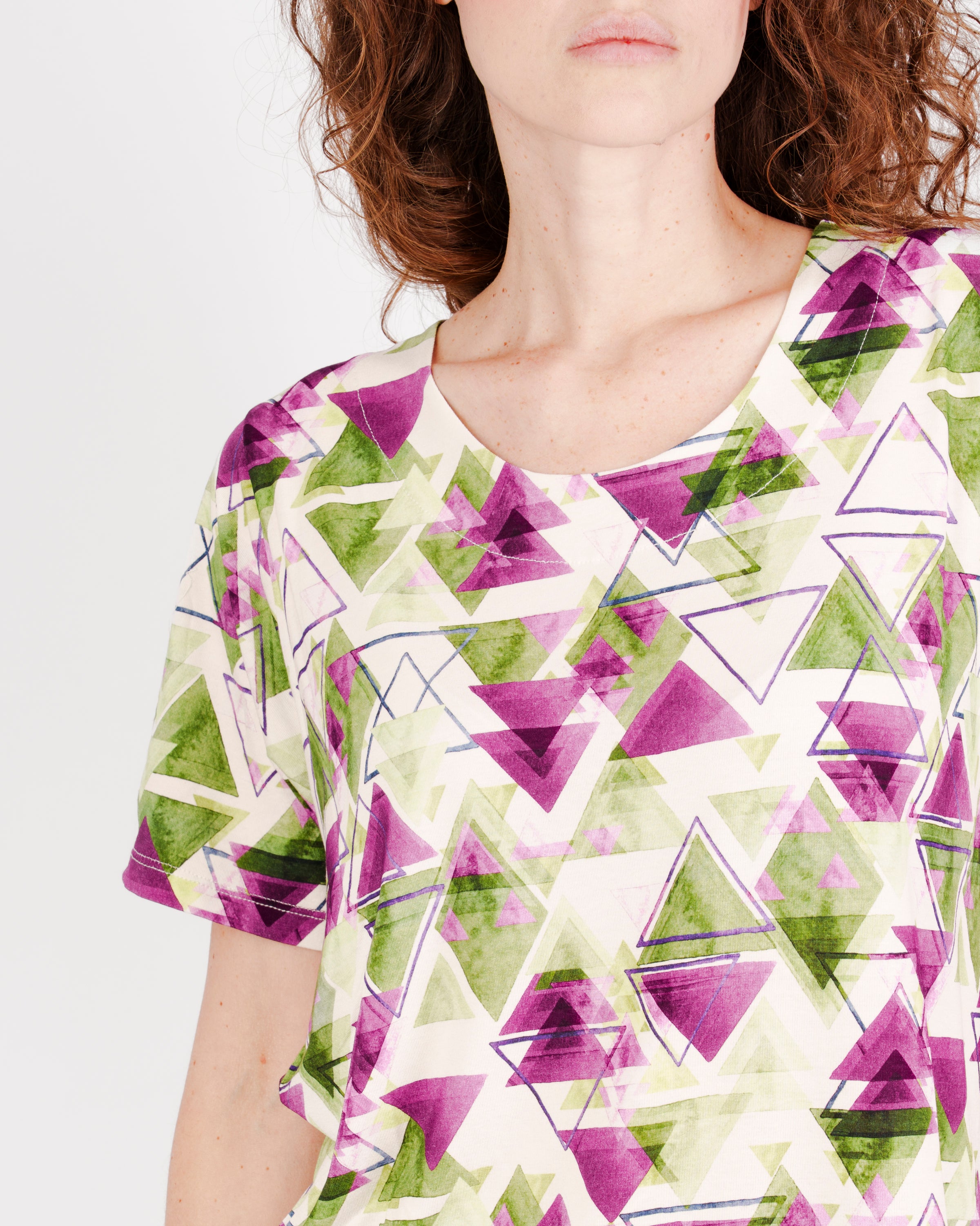 Maglia in viscosa fantasia OVER MM