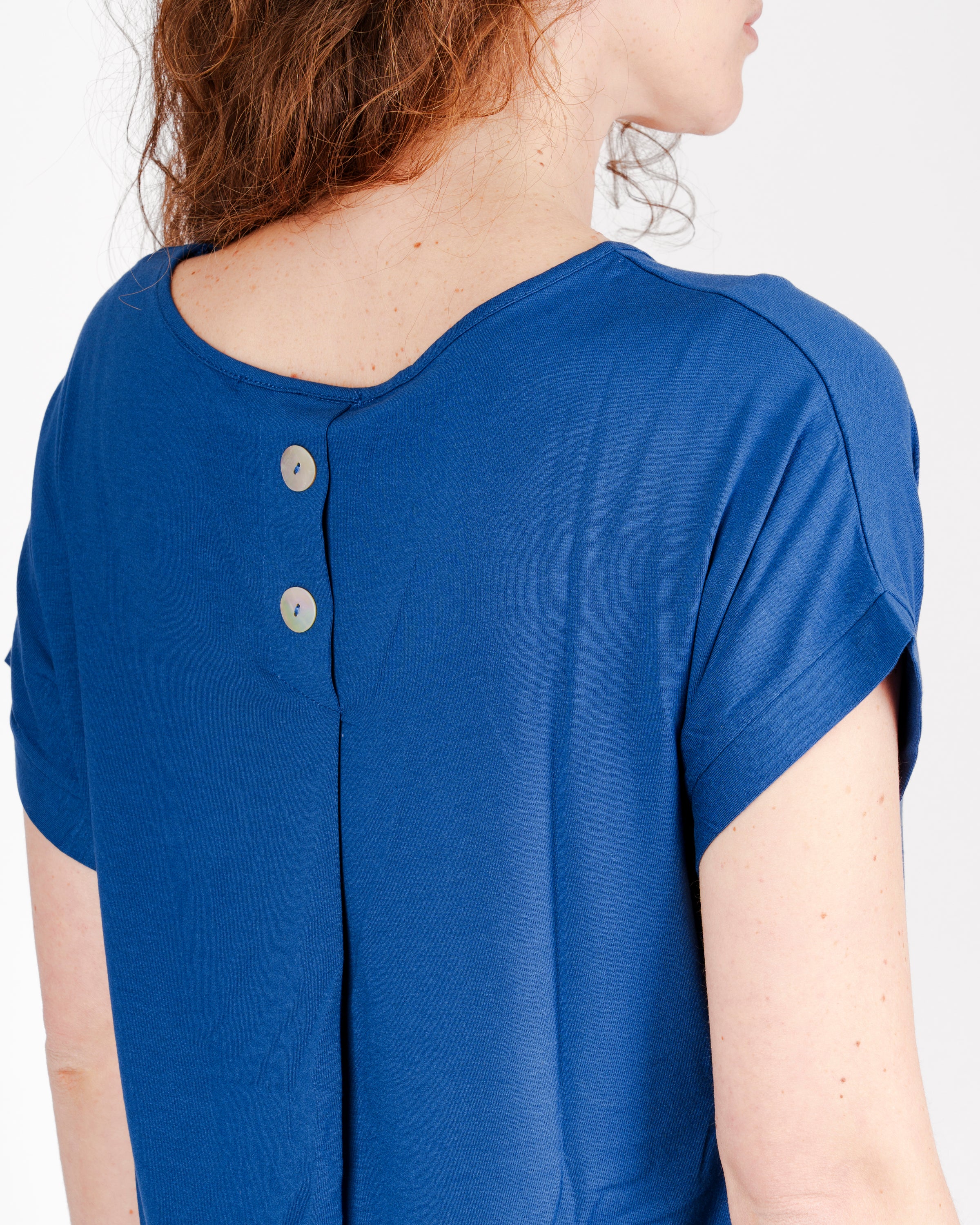 Maglia kimono in viscosa stondata A-05
