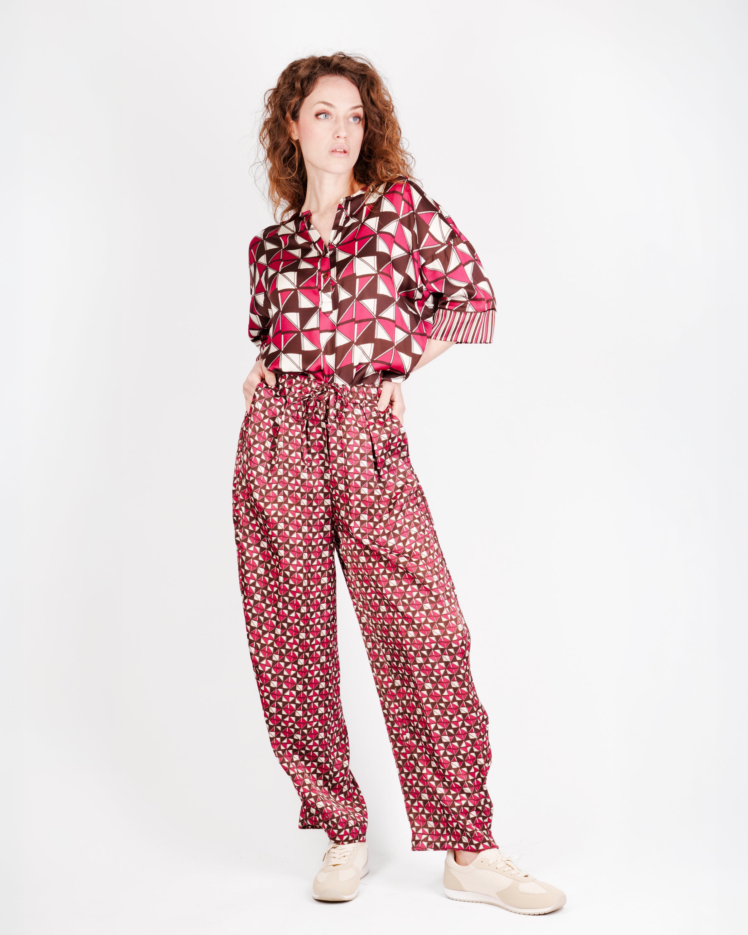 Pantalone Edas uovo con puiping SAZIARE