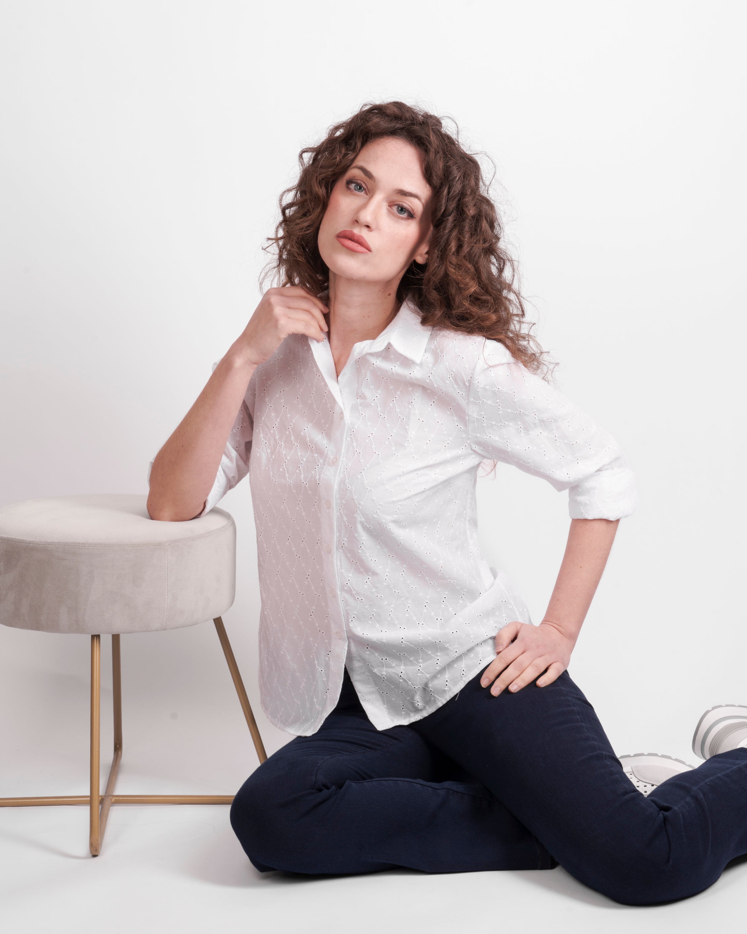 Camicia cotone sangallo 26-01