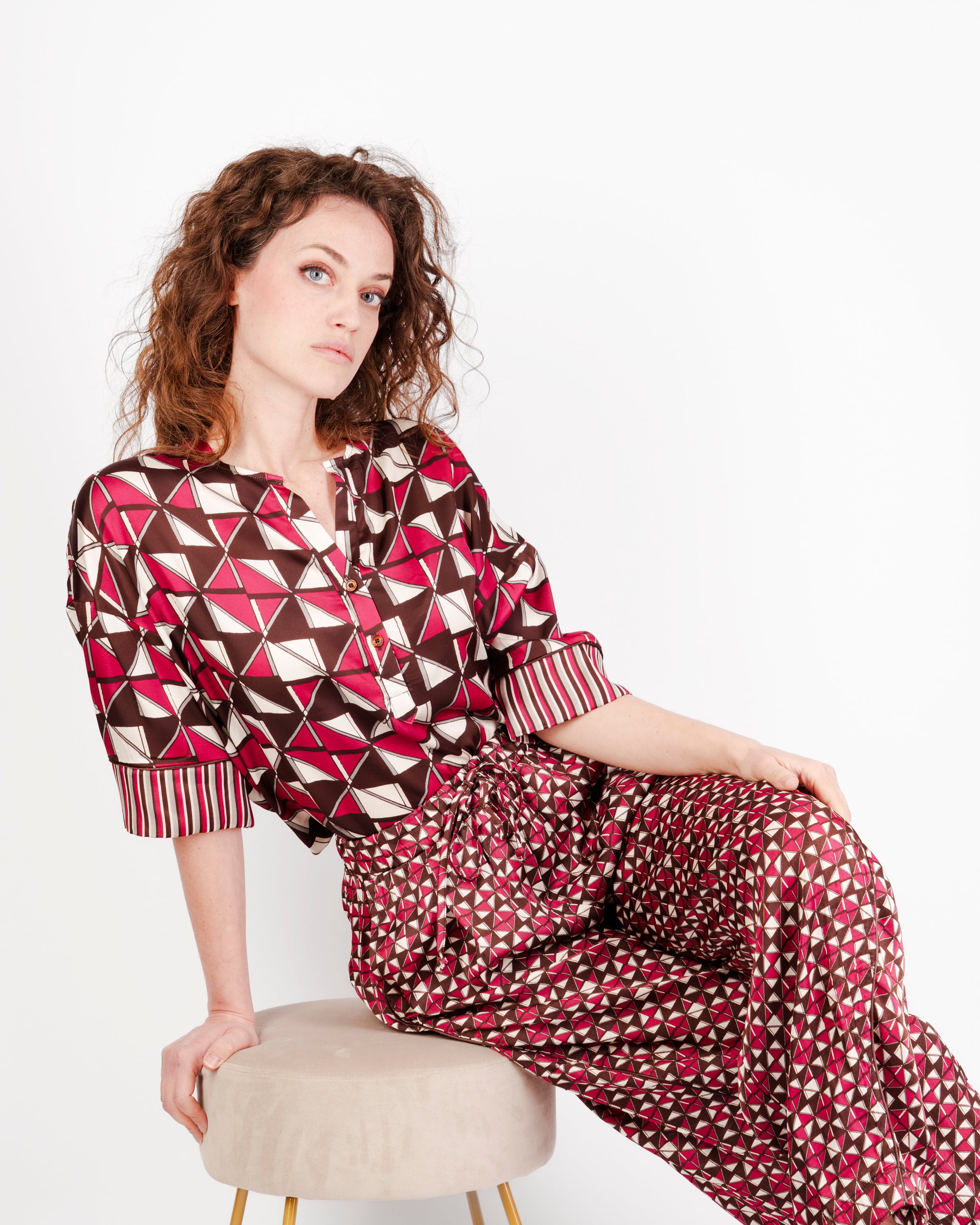 Pantalone Edas uovo con puiping SAZIARE