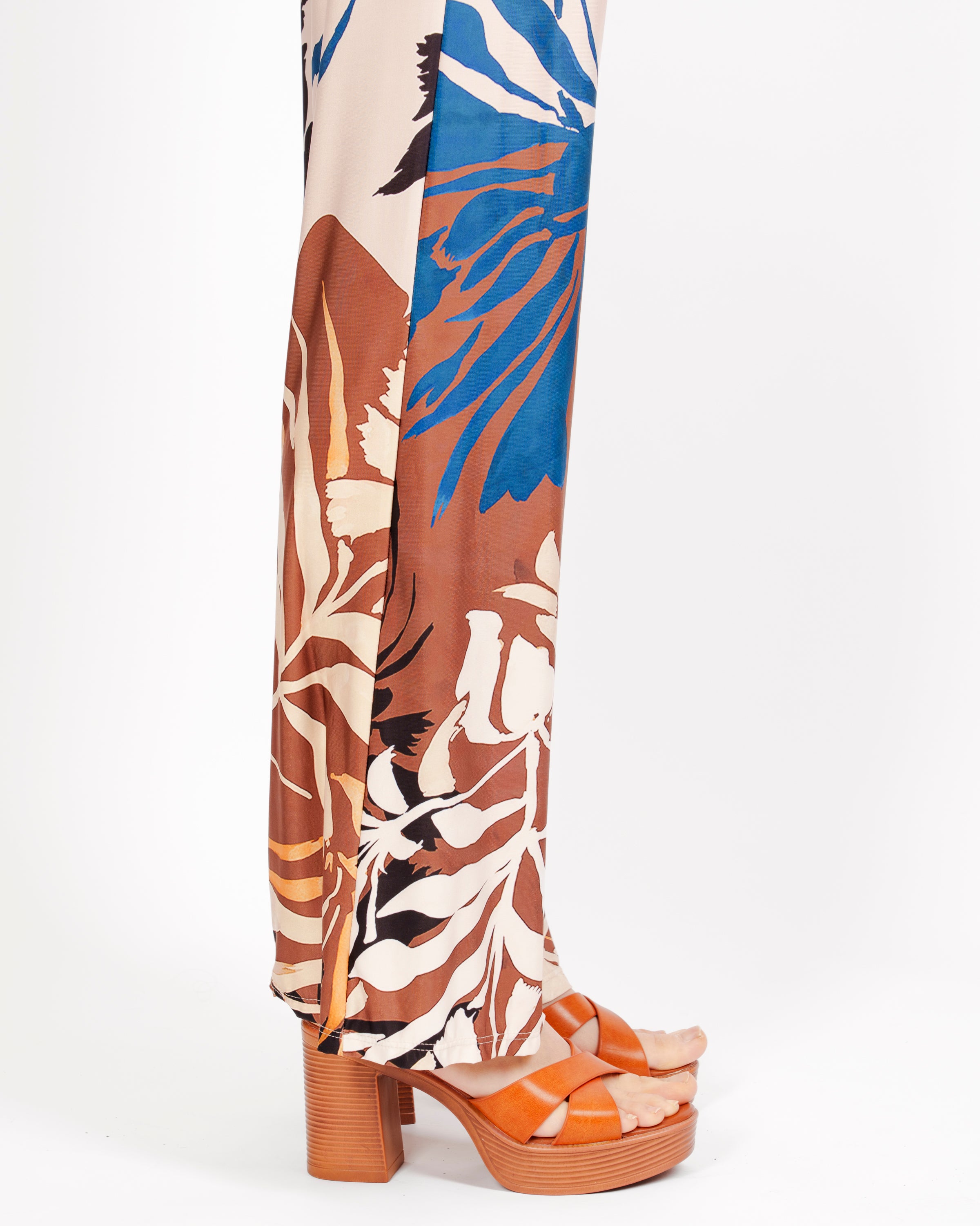 Pantalone in jersey Edas elastico vita SALMONE
