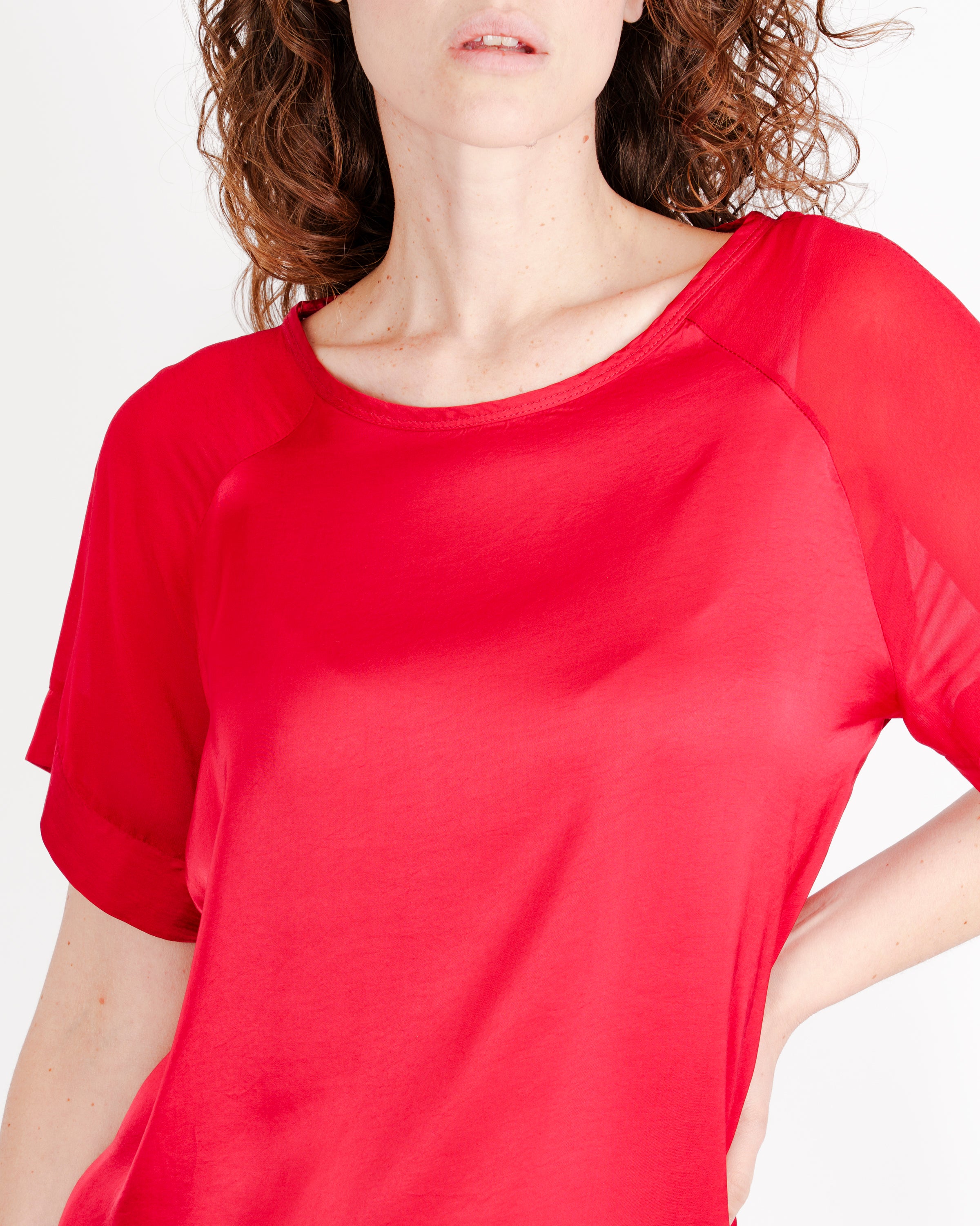 Blusa Edas inserto georgette VERSUS