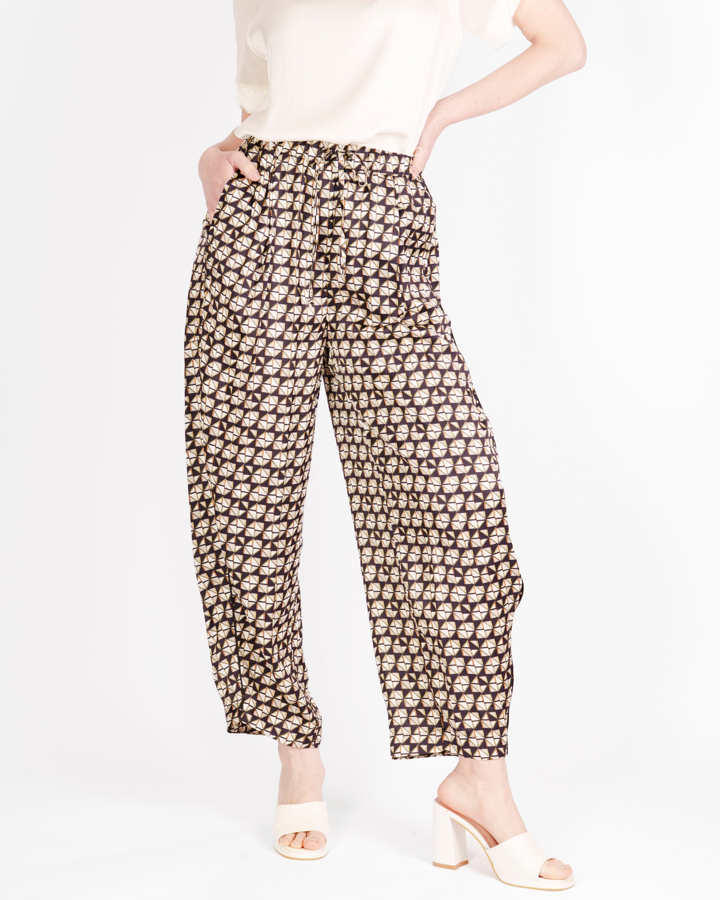 Pantalone Edas uovo con puiping SAZIARE