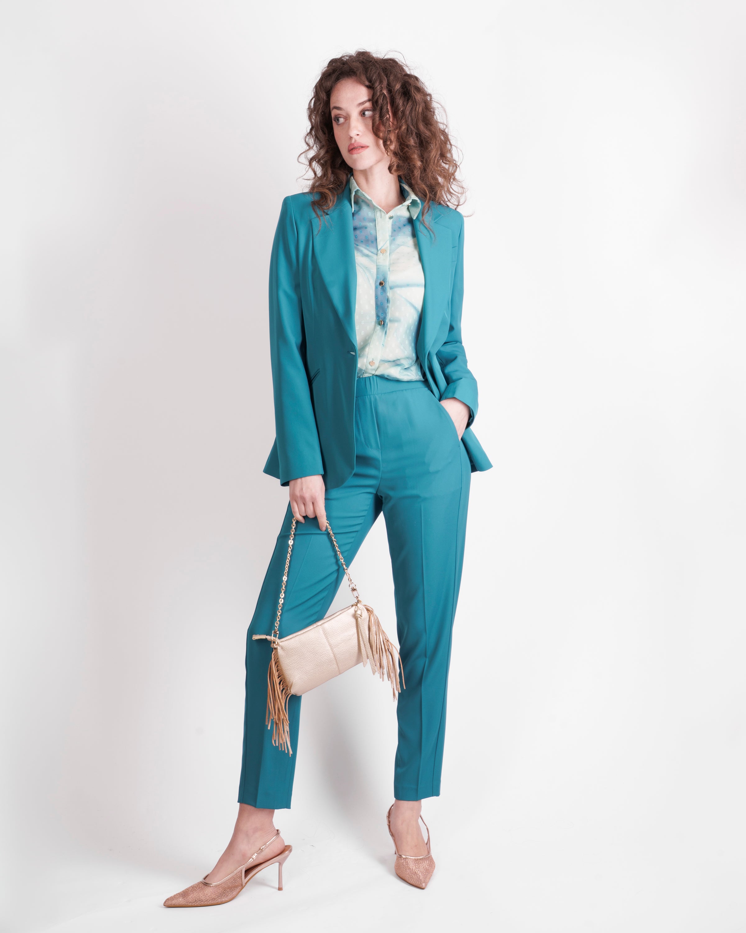 Giacca bottone in cadì CRESCENZA