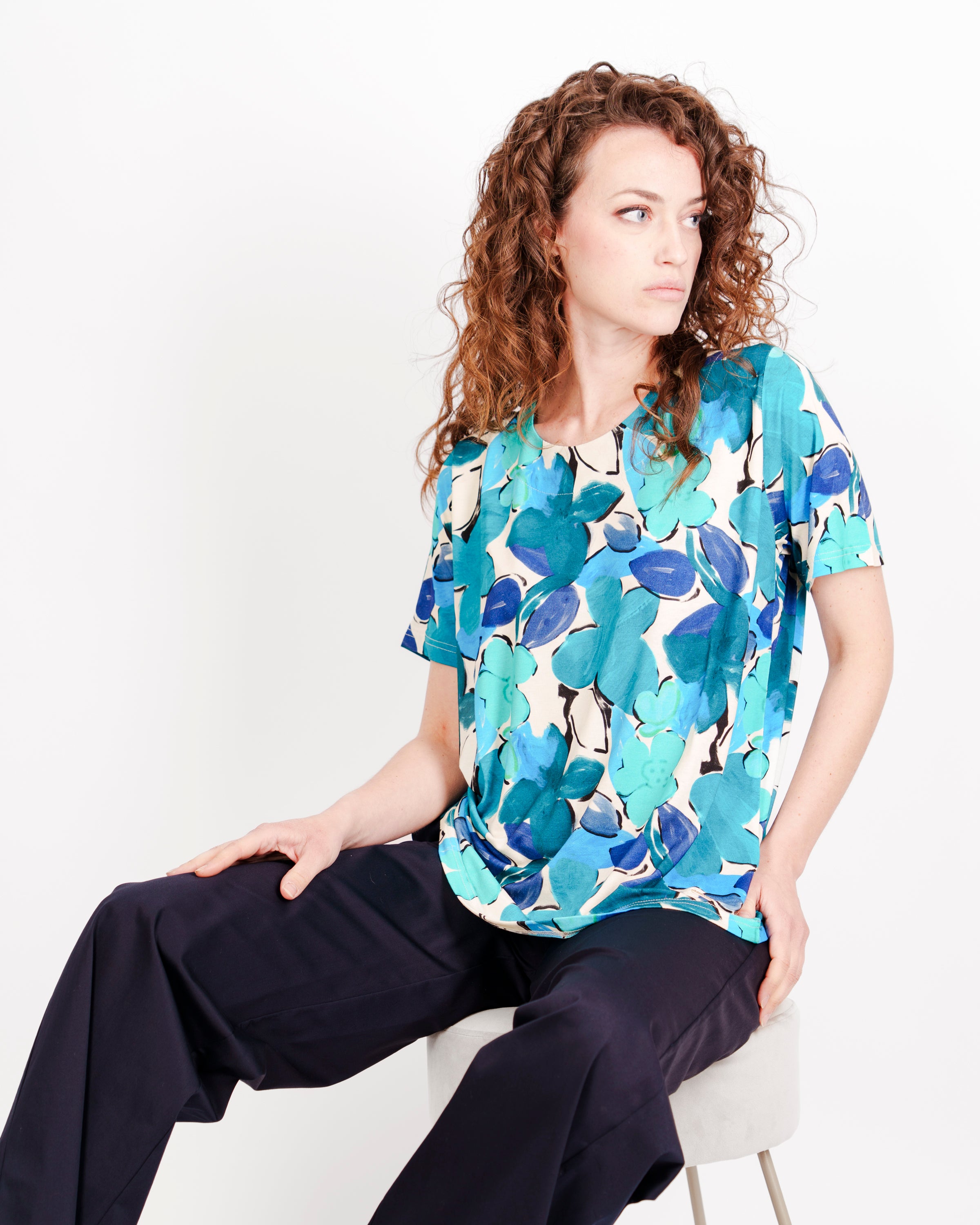 Maglia Over lunetta M/M viscosa PITTURA