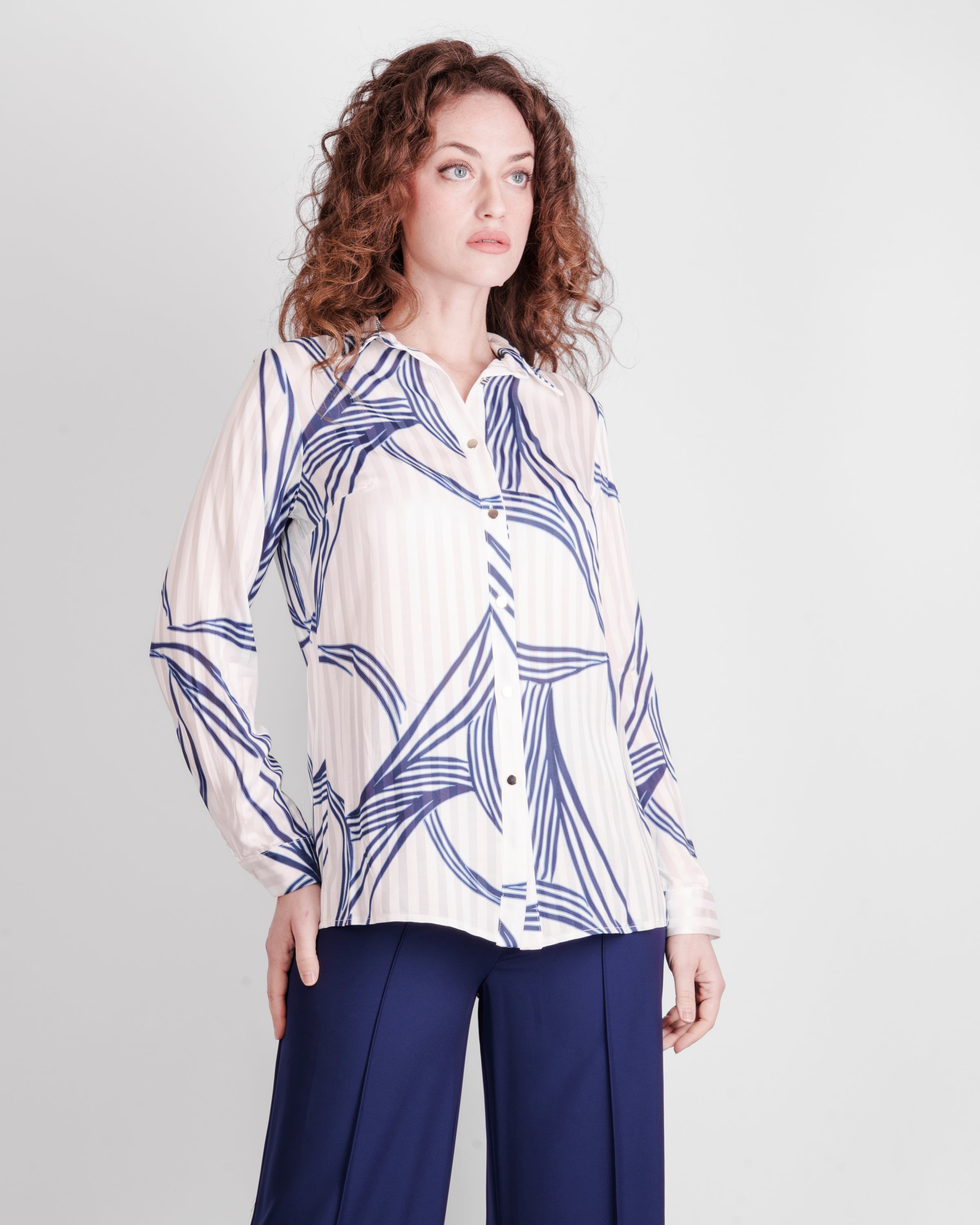 Camicia stampa astratta SCOIATTOLO