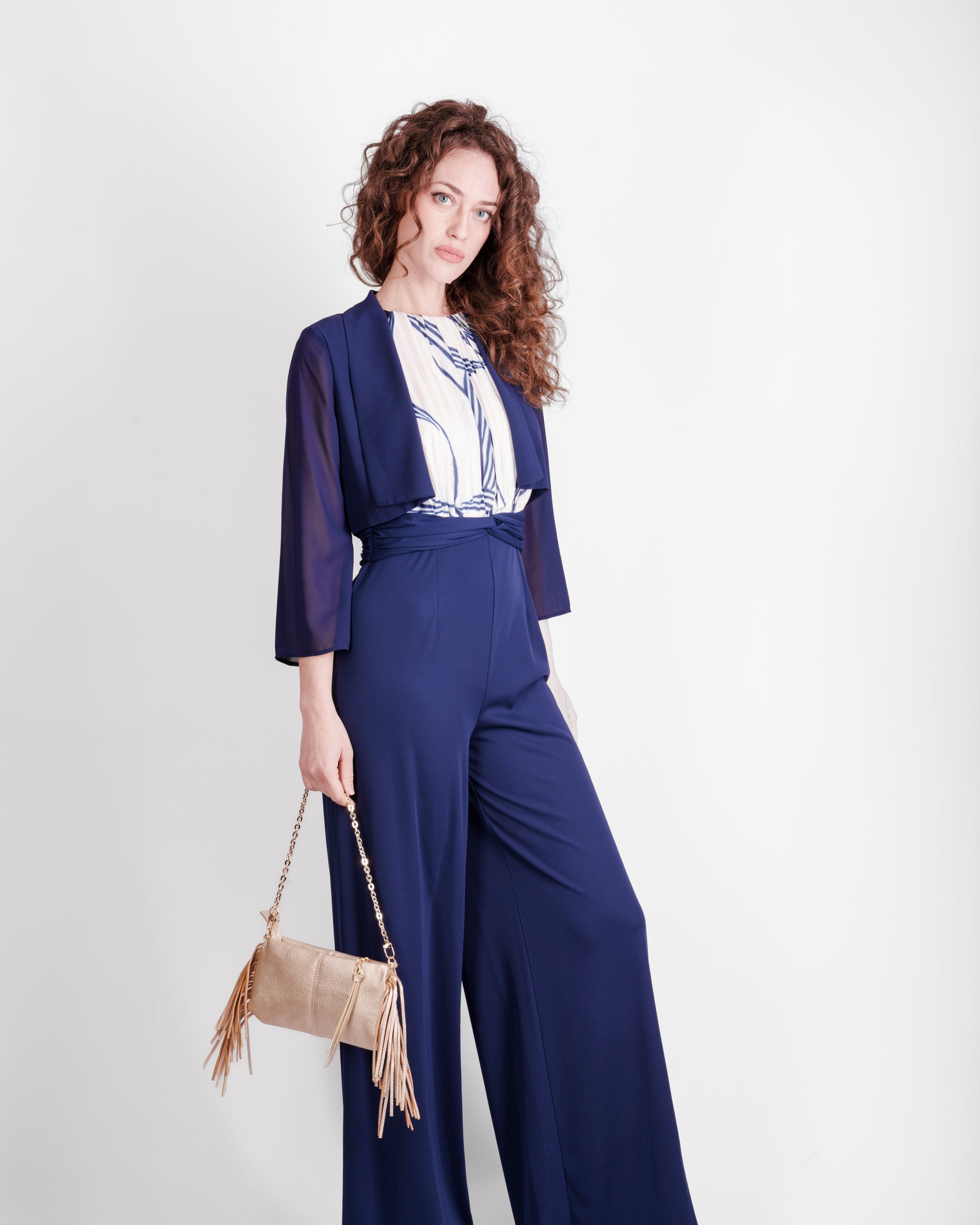 Bolero in georgette GEMINI