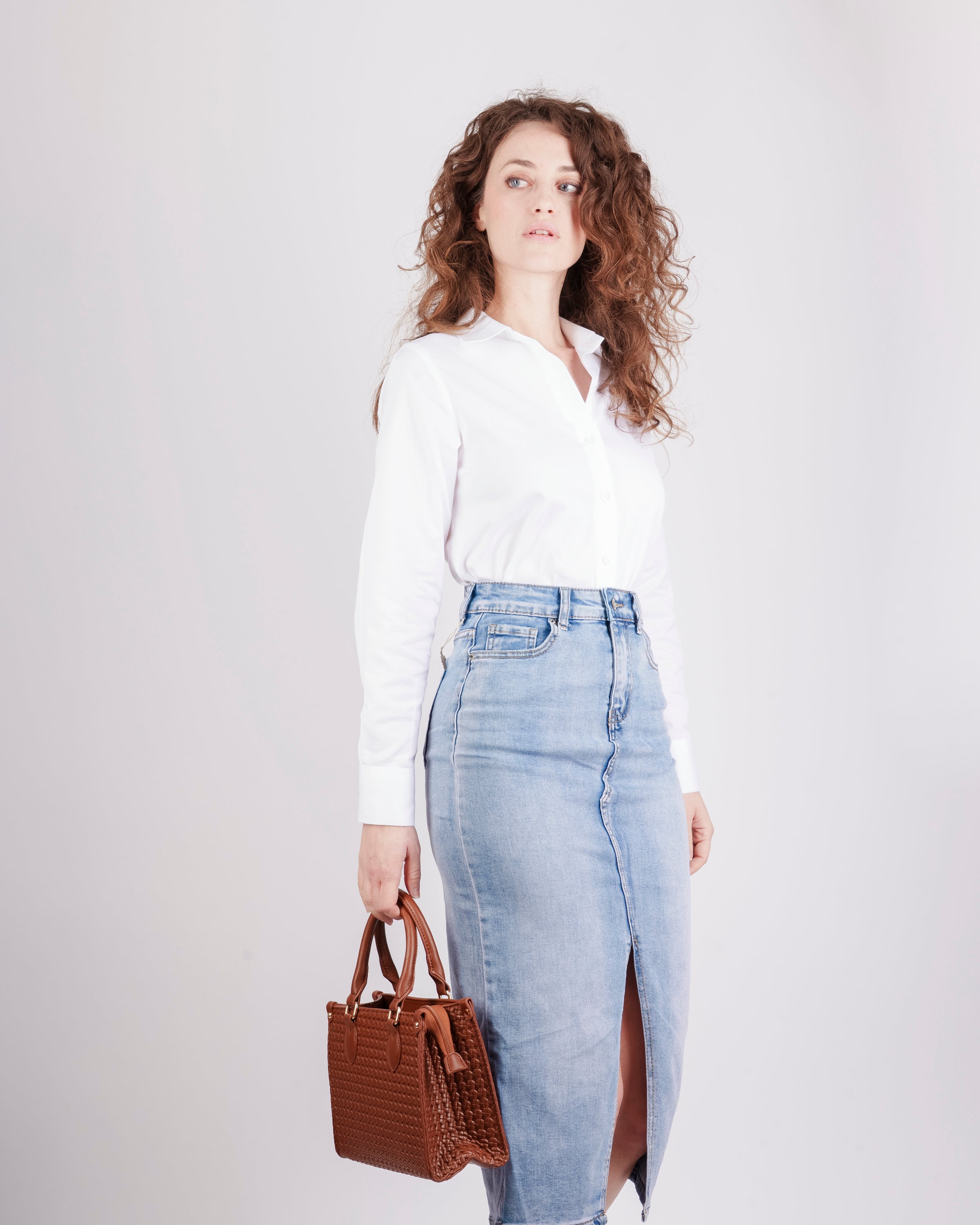 Gonna jeans stone wash DITALE
