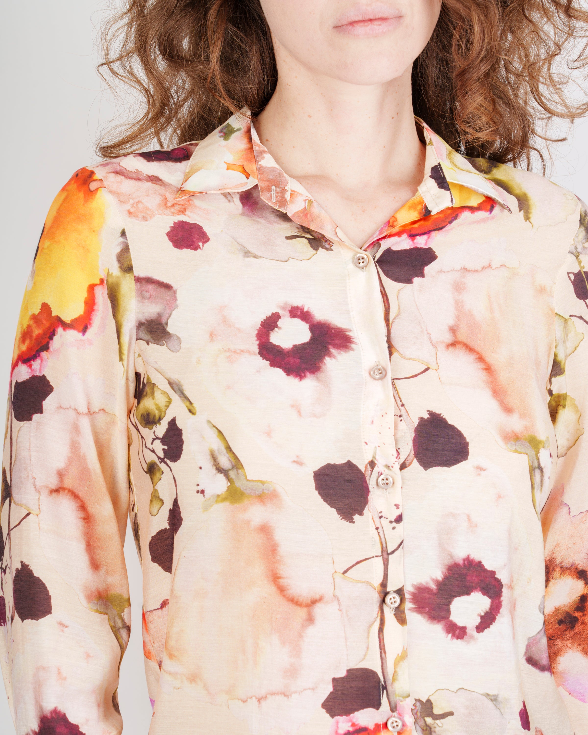 Camicia fantasia fiori 600821